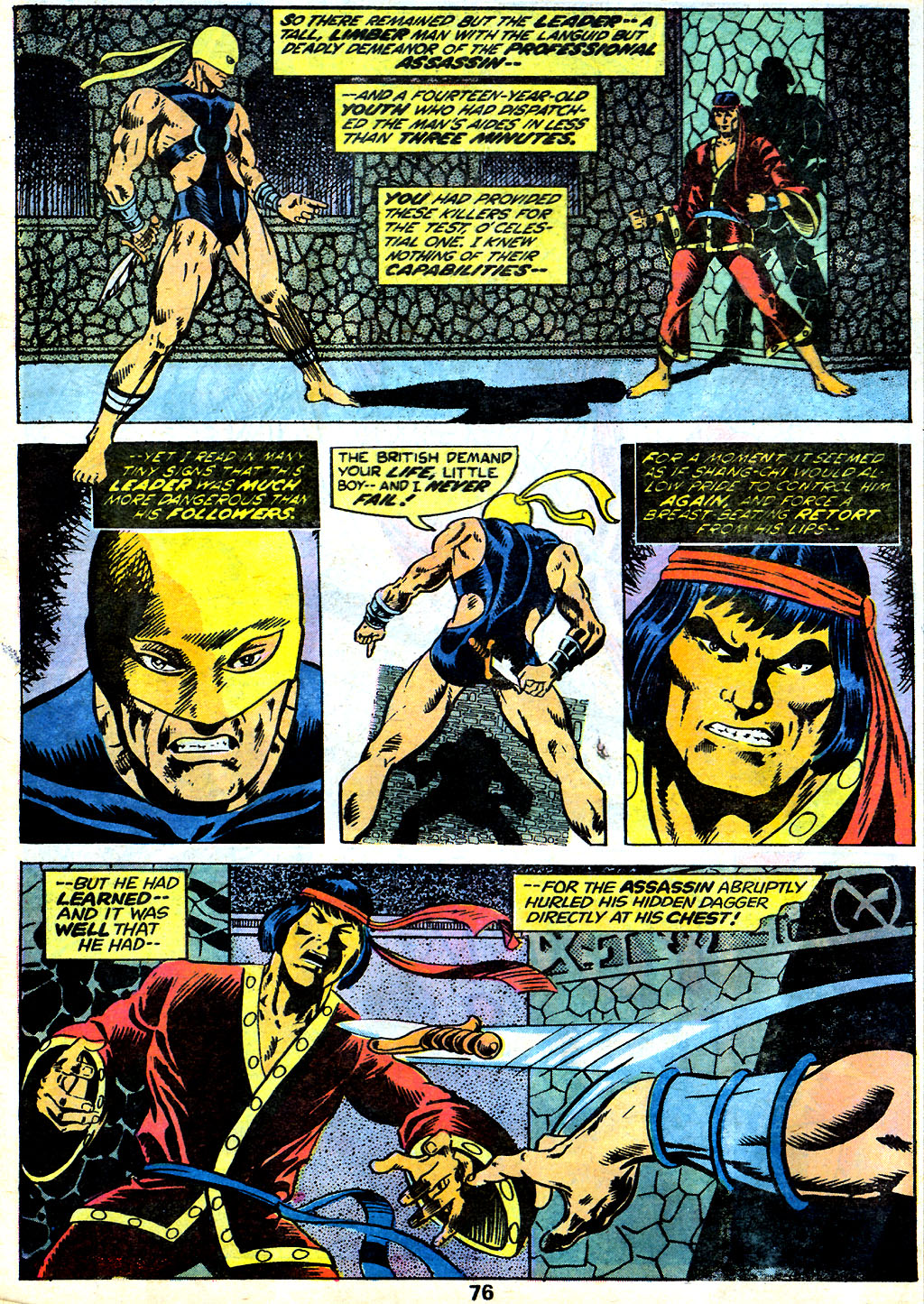 Read online Savage Fists Of Kung Fu comic -  Issue # TPB - 76