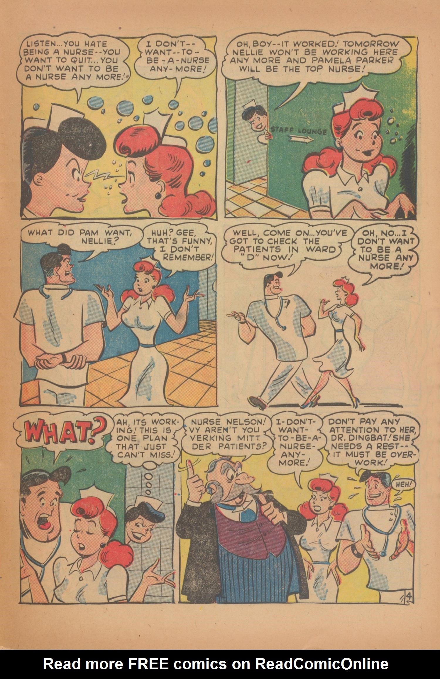 Read online Nellie The Nurse (1945) comic -  Issue #28 - 29