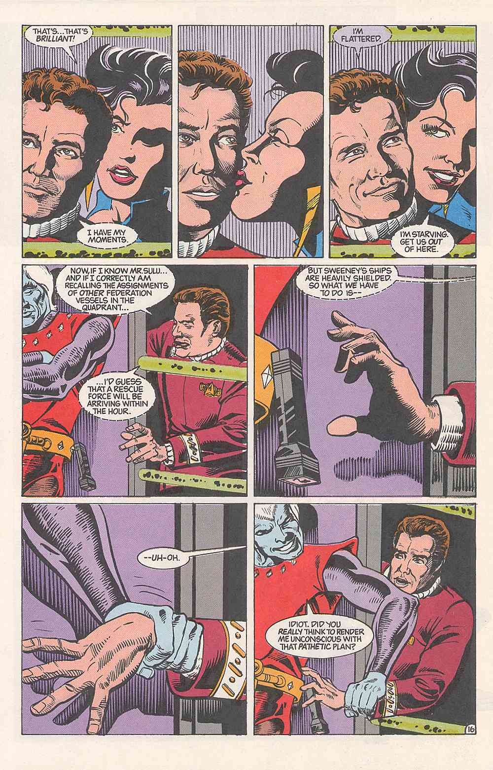 Read online Star Trek (1989) comic -  Issue #8 - 16