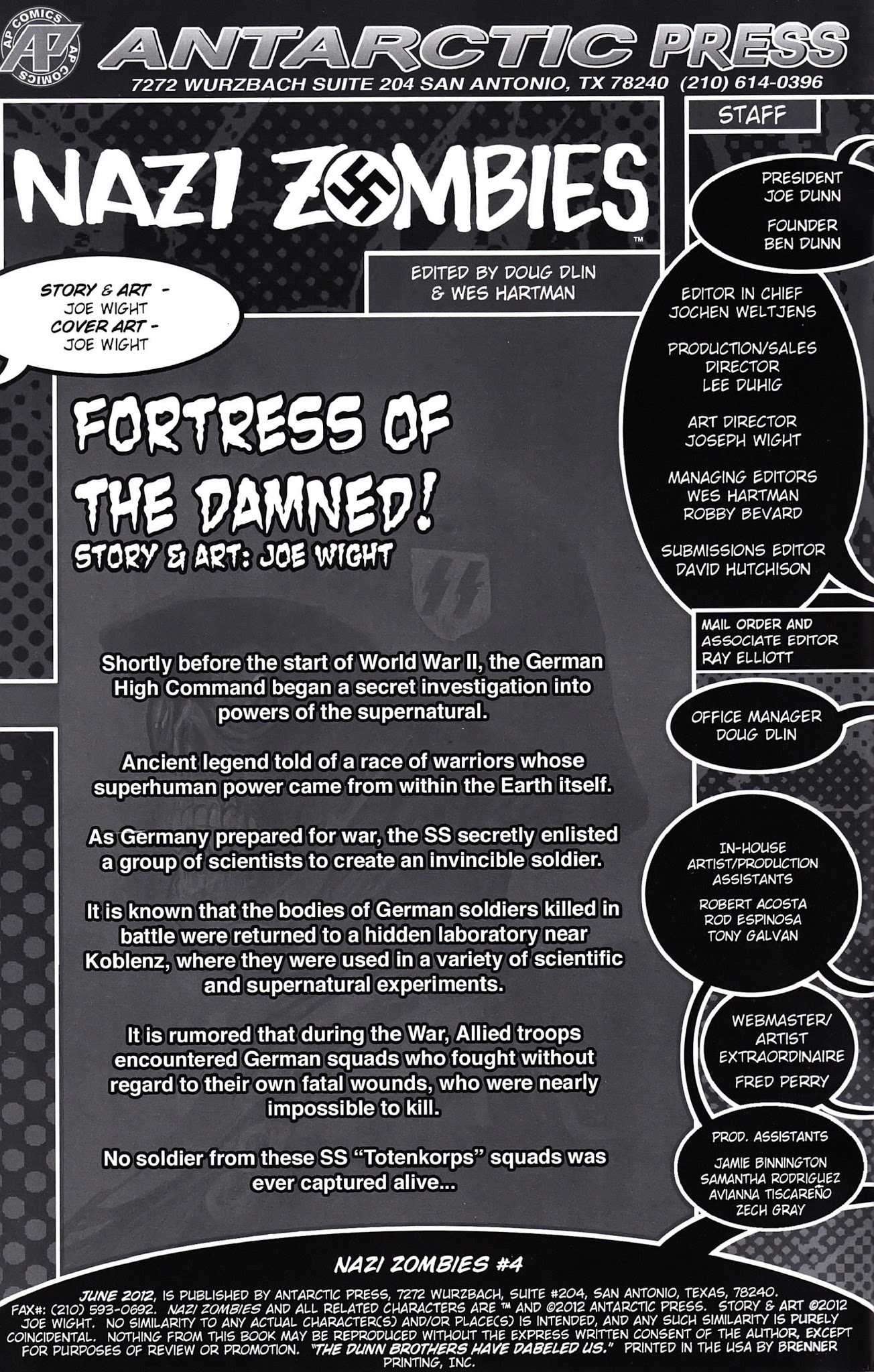 Read online Nazi Zombies comic -  Issue #4 - 2