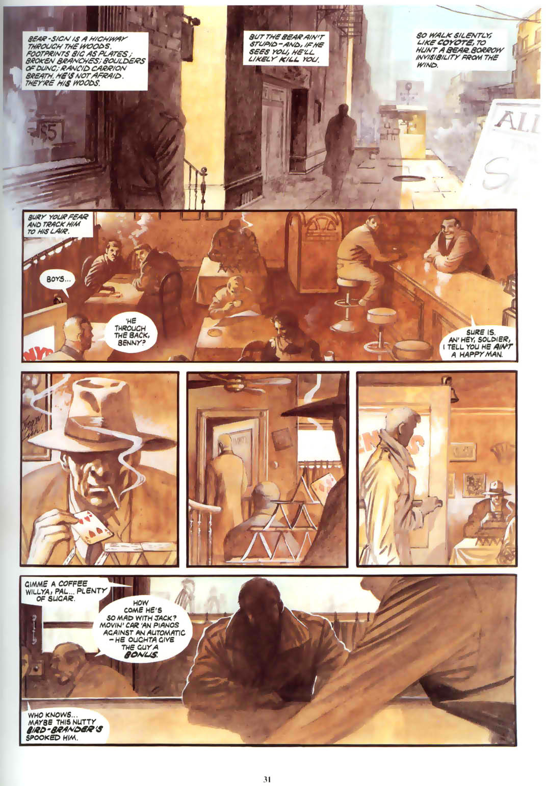 Read online Marvel Graphic Novel comic -  Issue #6 Night Raven - House of Cards - 30