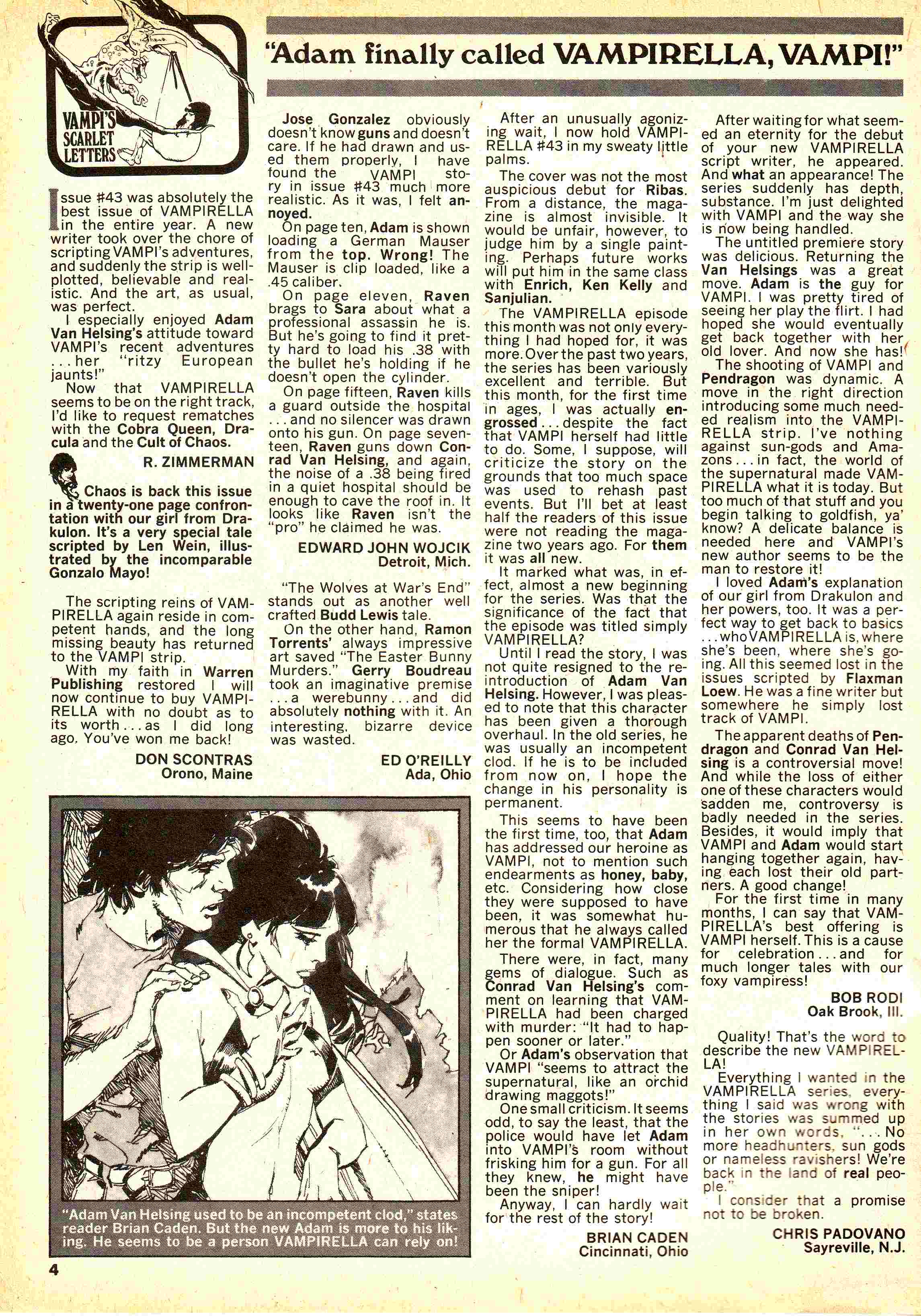 Read online Vampirella (1969) comic -  Issue #45 - 4