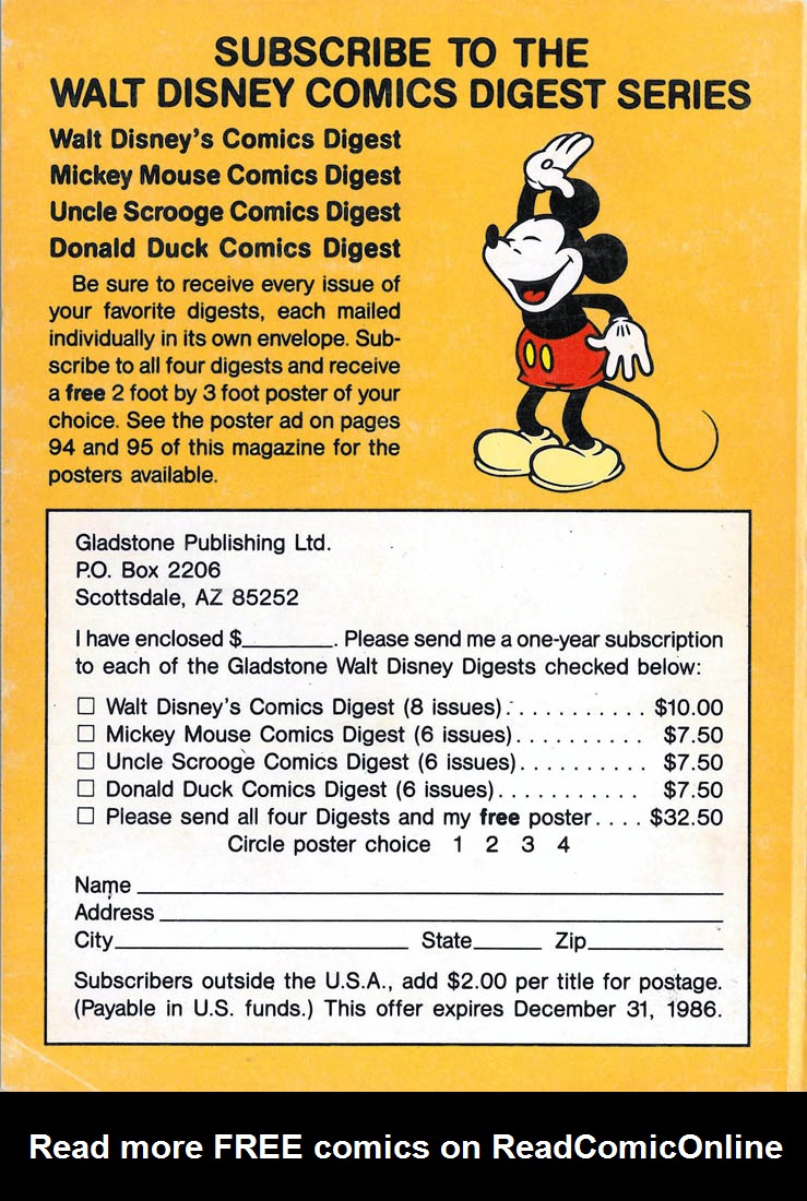 Read online Walt Disney's Comics Digest comic -  Issue #1 - 99