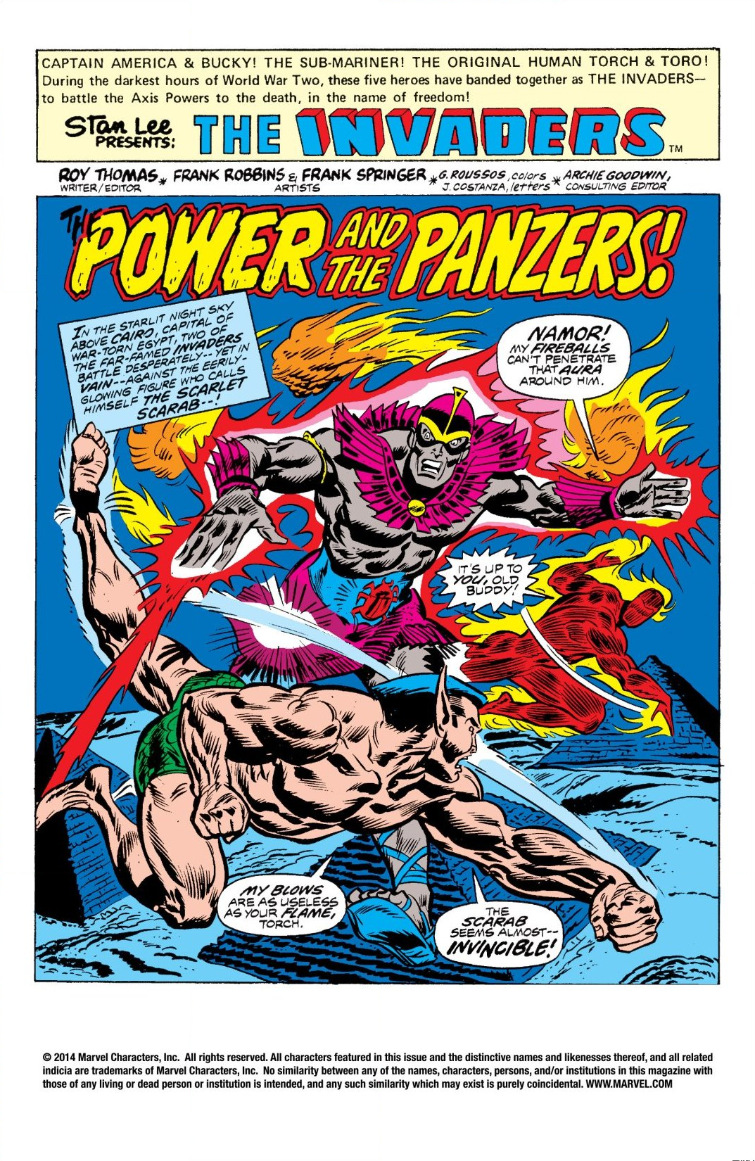 Read online The Invaders Classic comic -  Issue # TPB 2 (Part 1) - 22