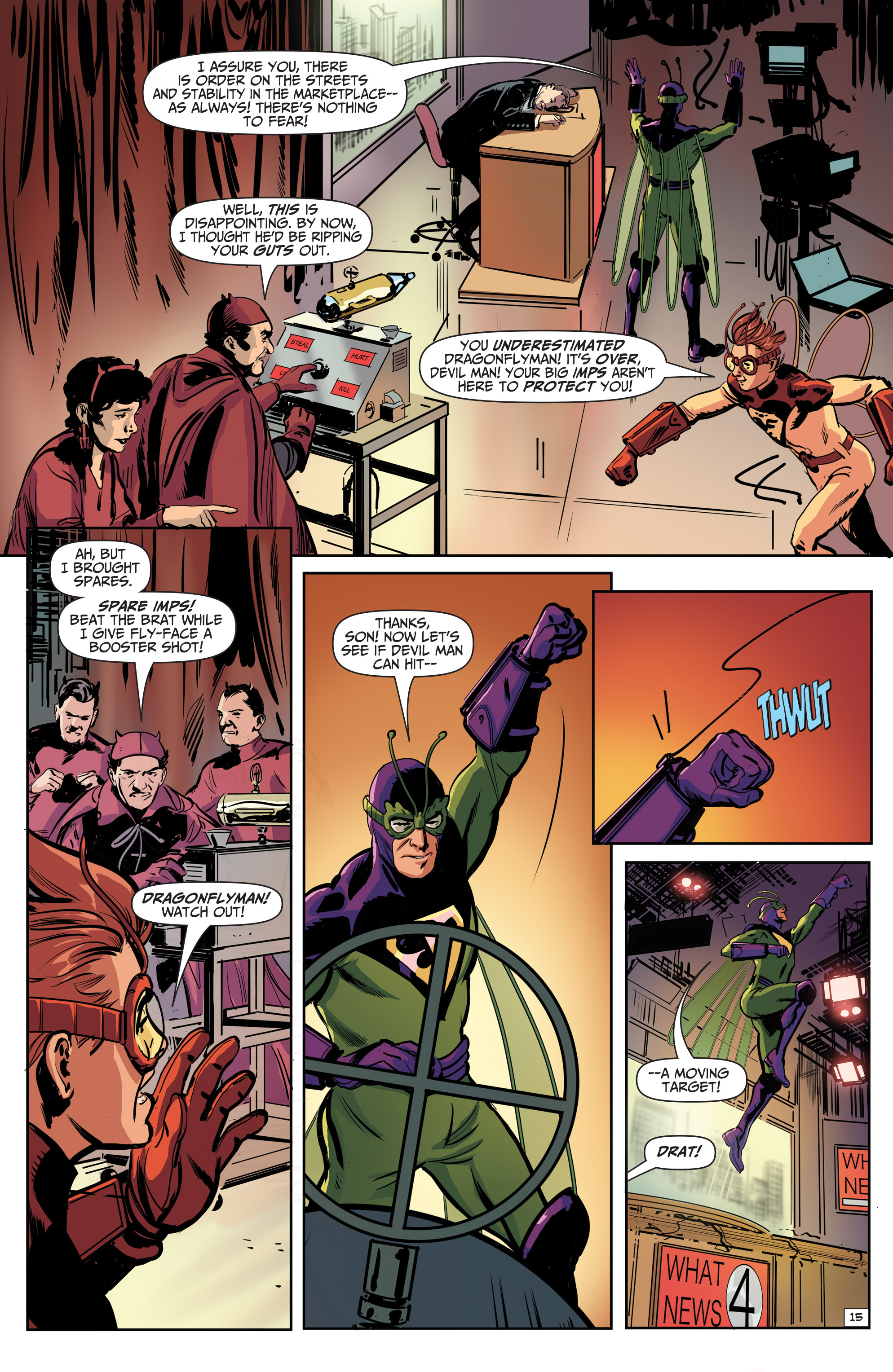 Read online Dragonfly & Dragonflyman comic -  Issue #2 - 17