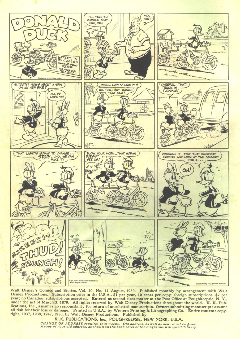 Read online Walt Disney's Comics and Stories comic -  Issue #119 - 2