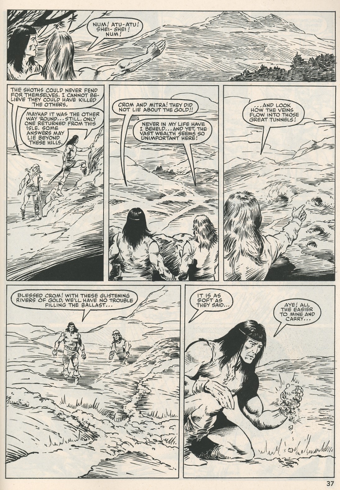 Read online The Savage Sword Of Conan comic -  Issue #115 - 37