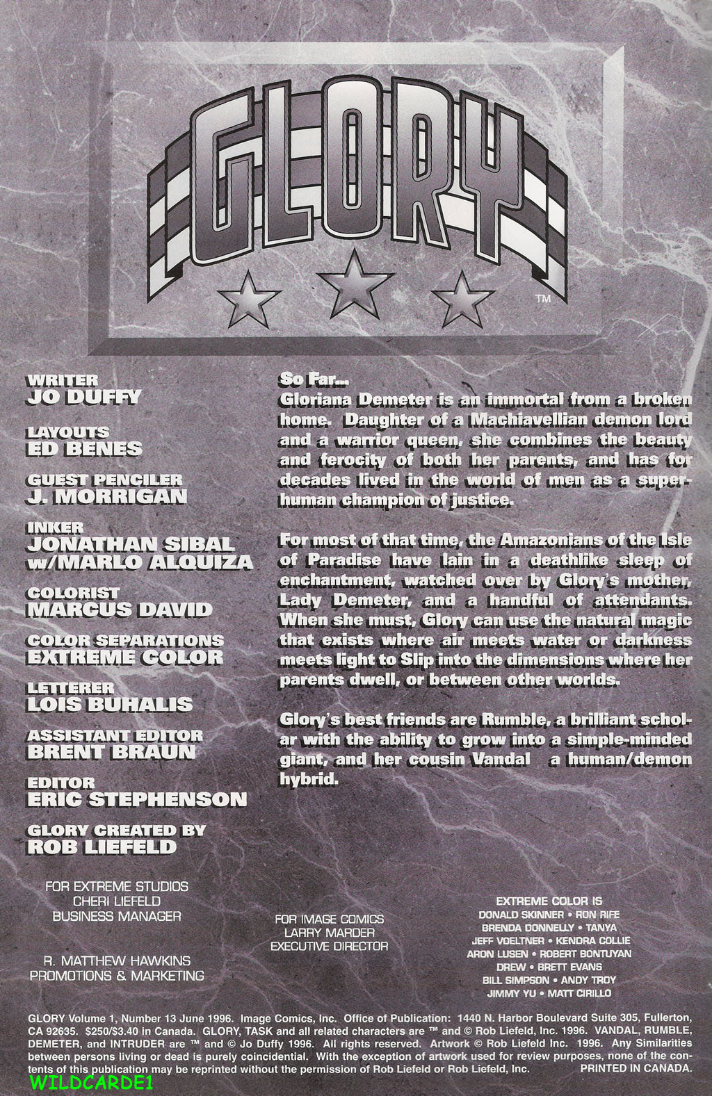 Read online Glory comic -  Issue #13 - 2