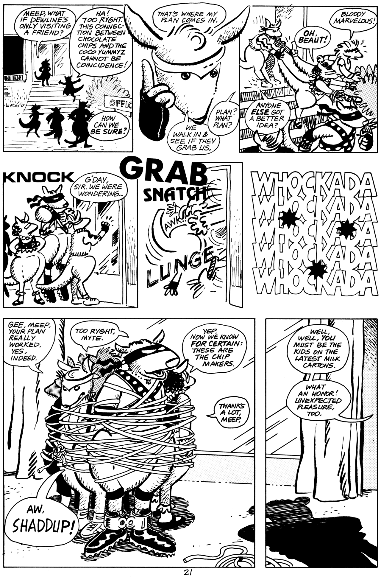 Read online Pre-Teen Dirty-Gene Kung-Fu Kangaroos comic -  Issue #1 - 23