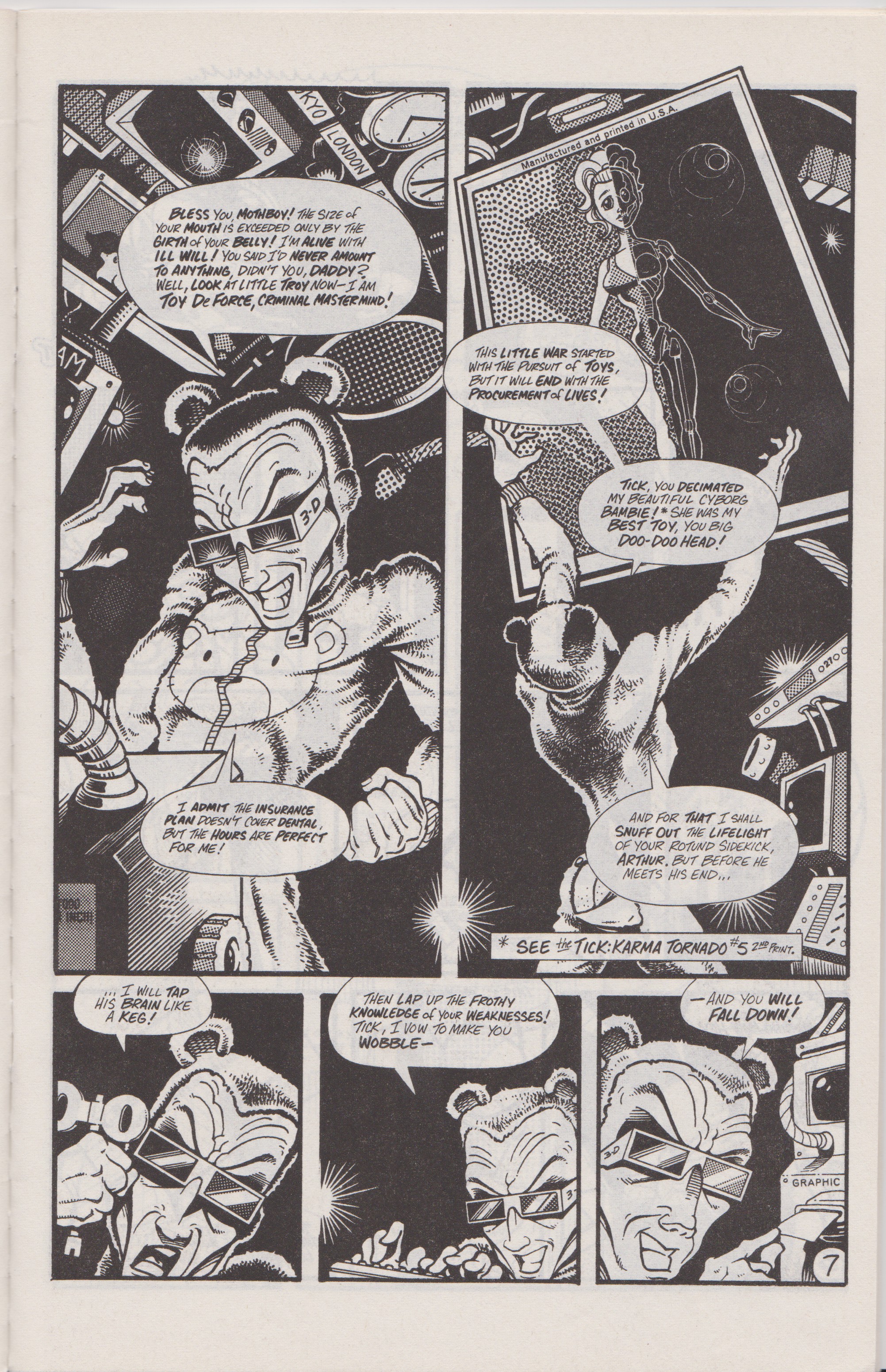 Read online The Tick's Back comic -  Issue # Full - 9