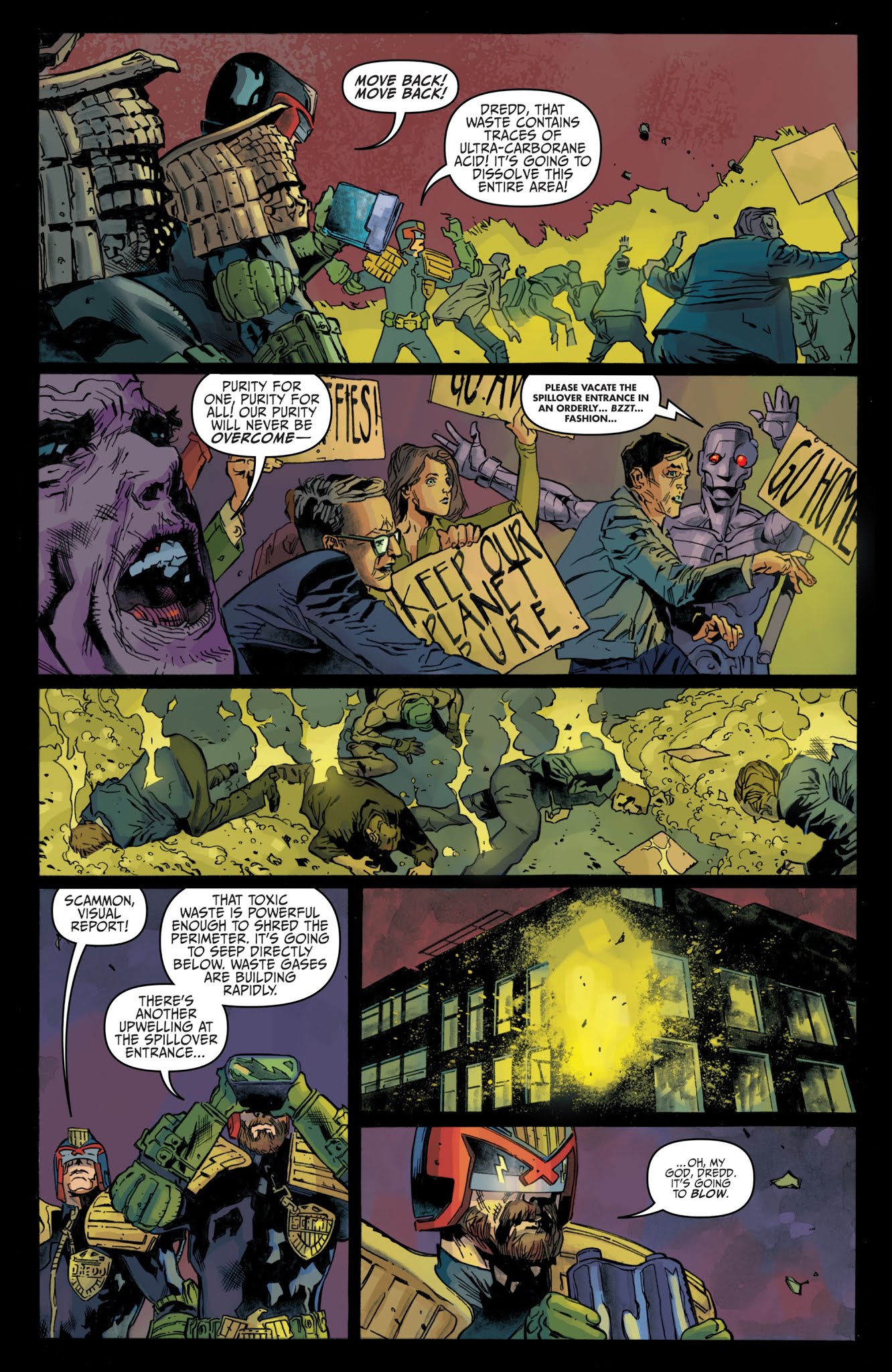 Read online Judge Dredd: Toxic comic -  Issue #2 - 4