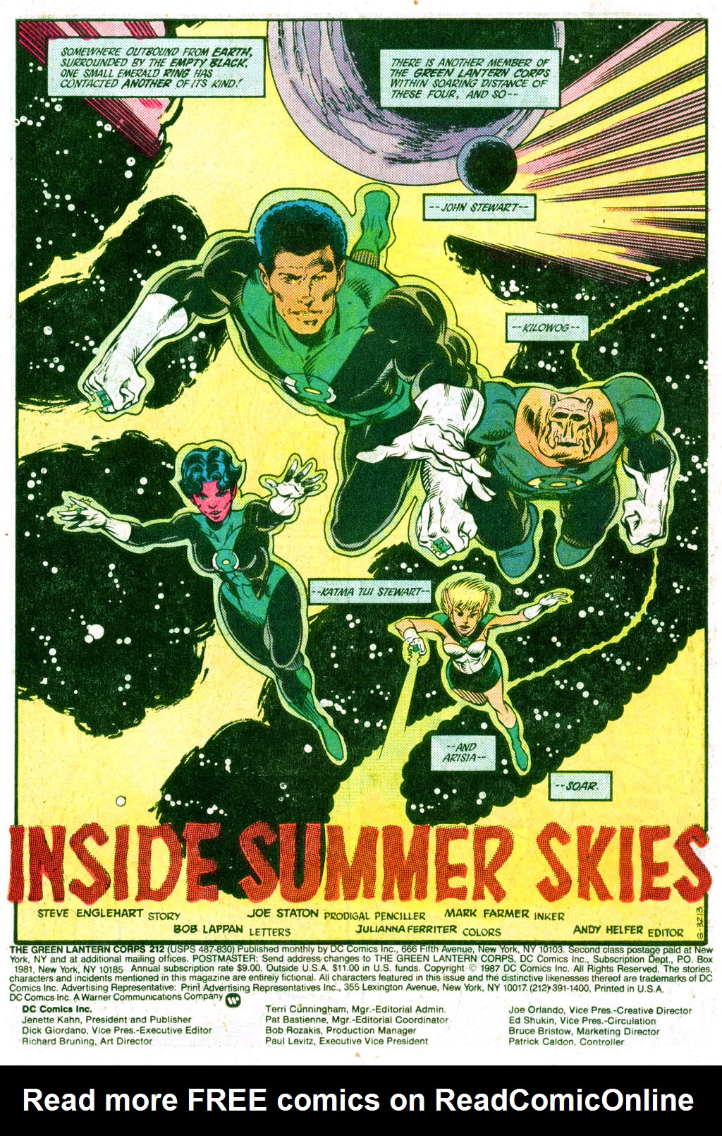 Read online Green Lantern (1960) comic -  Issue #217 - 2