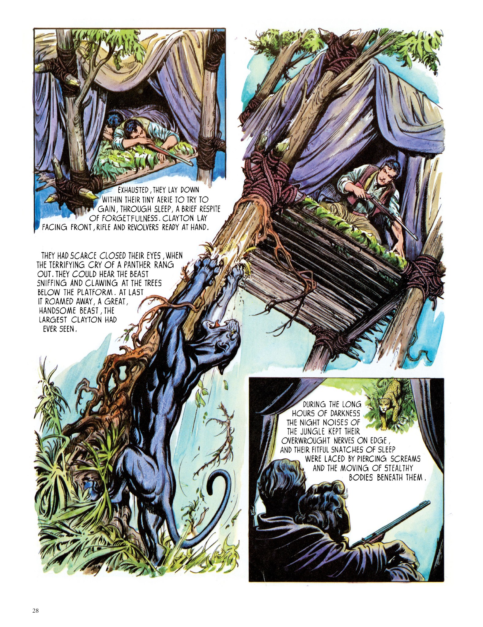 Read online Edgar Rice Burroughs' Tarzan: Burne Hogarth's Lord of the Jungle comic -  Issue # TPB - 30