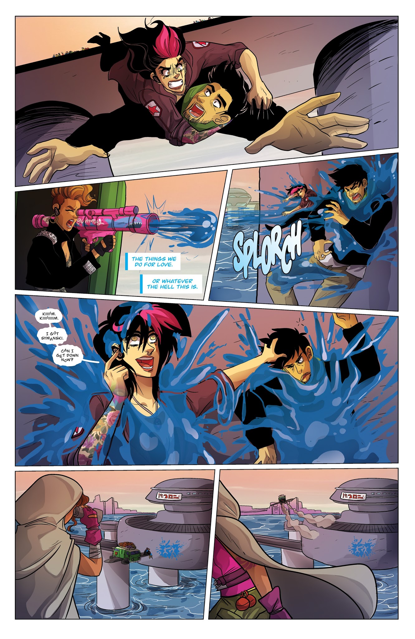 Read online Kim & Kim v2: Love is a Battlefield comic -  Issue #1 - 6