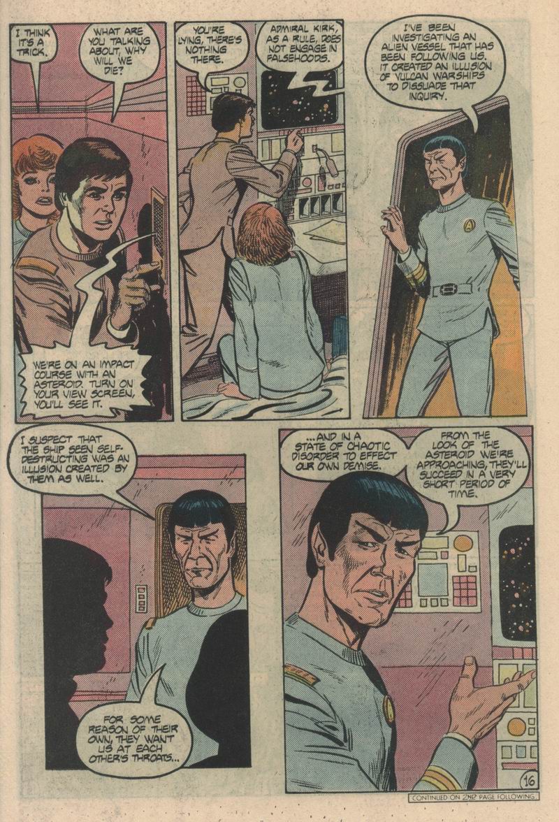 Read online Star Trek (1984) comic -  Issue #19 - 17