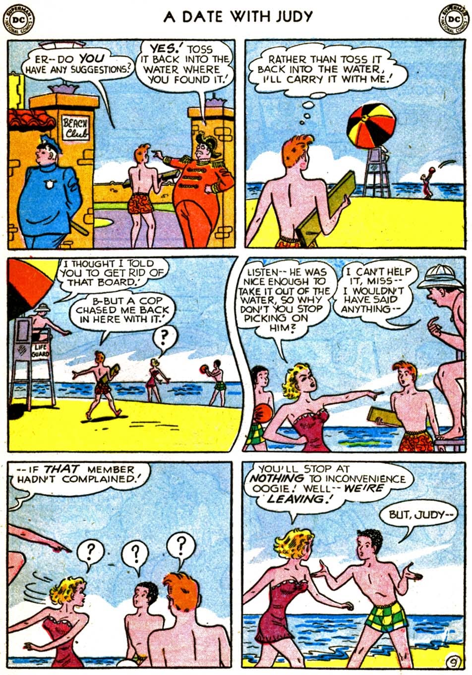 Read online A Date with Judy comic -  Issue #25 - 47