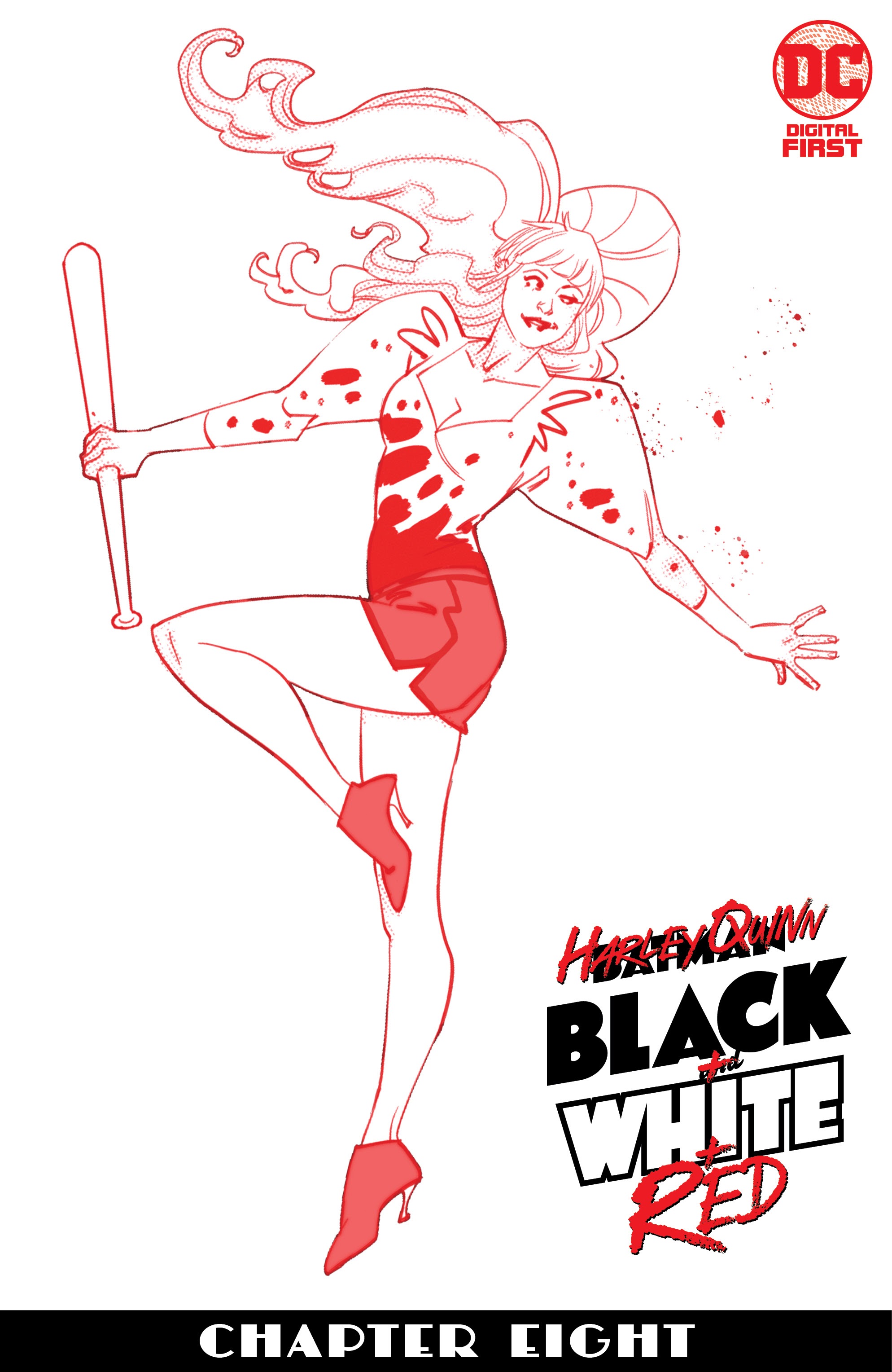 Read online Harley Quinn Black   White   Red comic -  Issue #8 - 2
