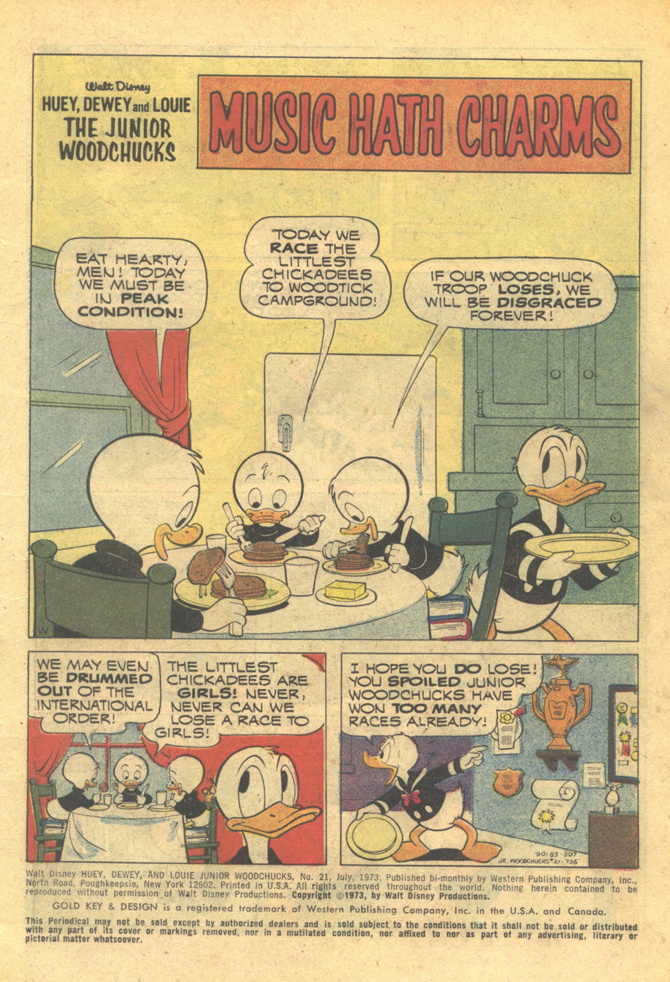 Read online Huey, Dewey, and Louie Junior Woodchucks comic -  Issue #21 - 3