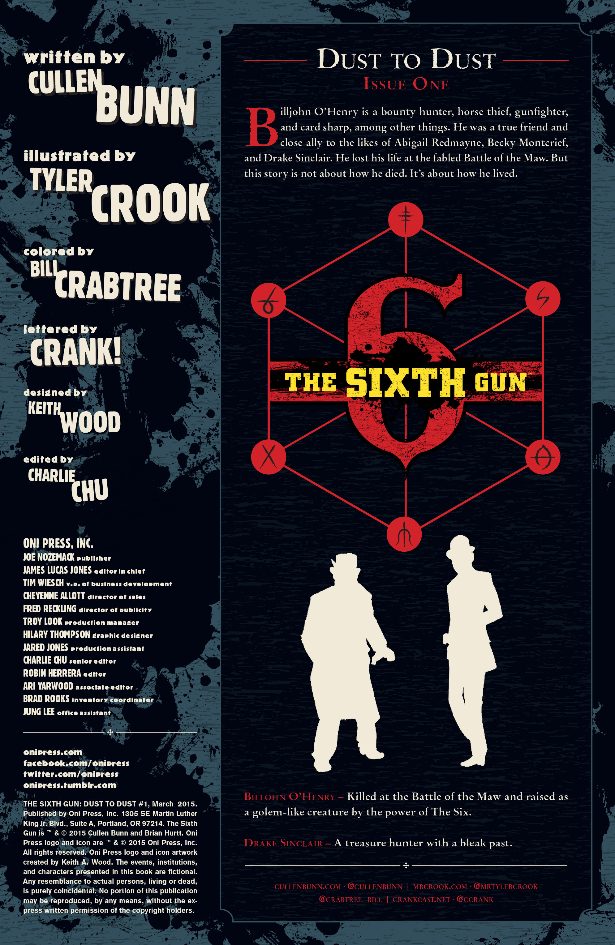 Read online The Sixth Gun: Dust To Dust comic -  Issue #1 - 2