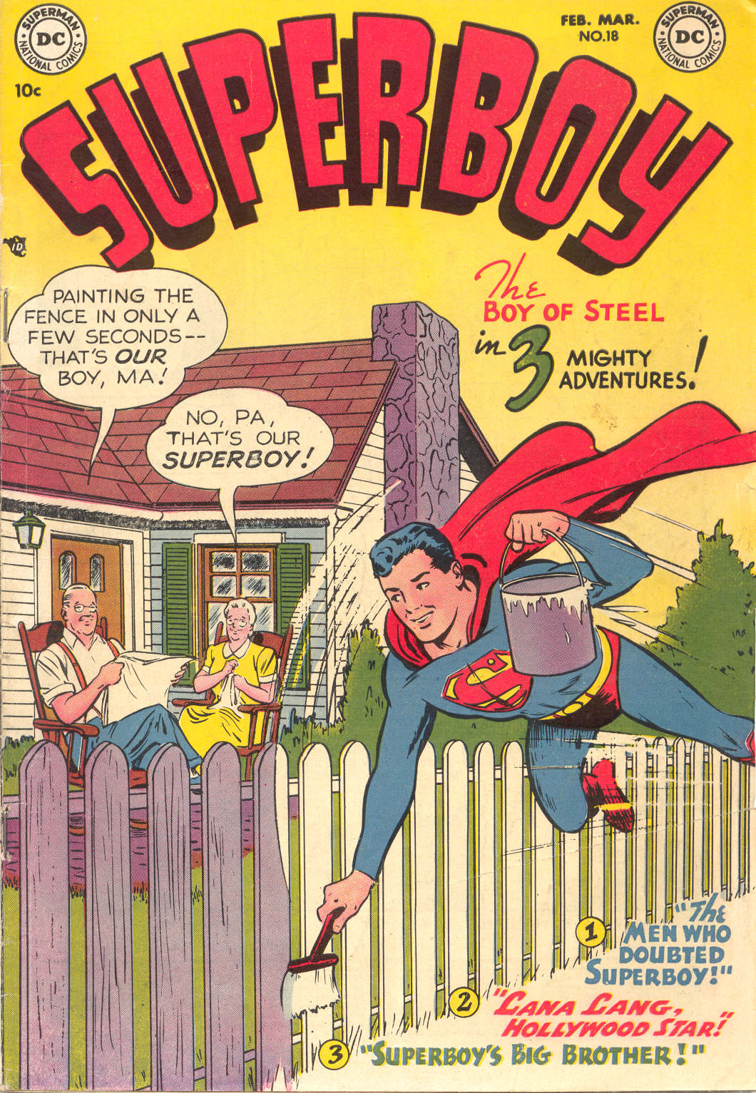 Read online Superboy (1949) comic -  Issue #18 - 1