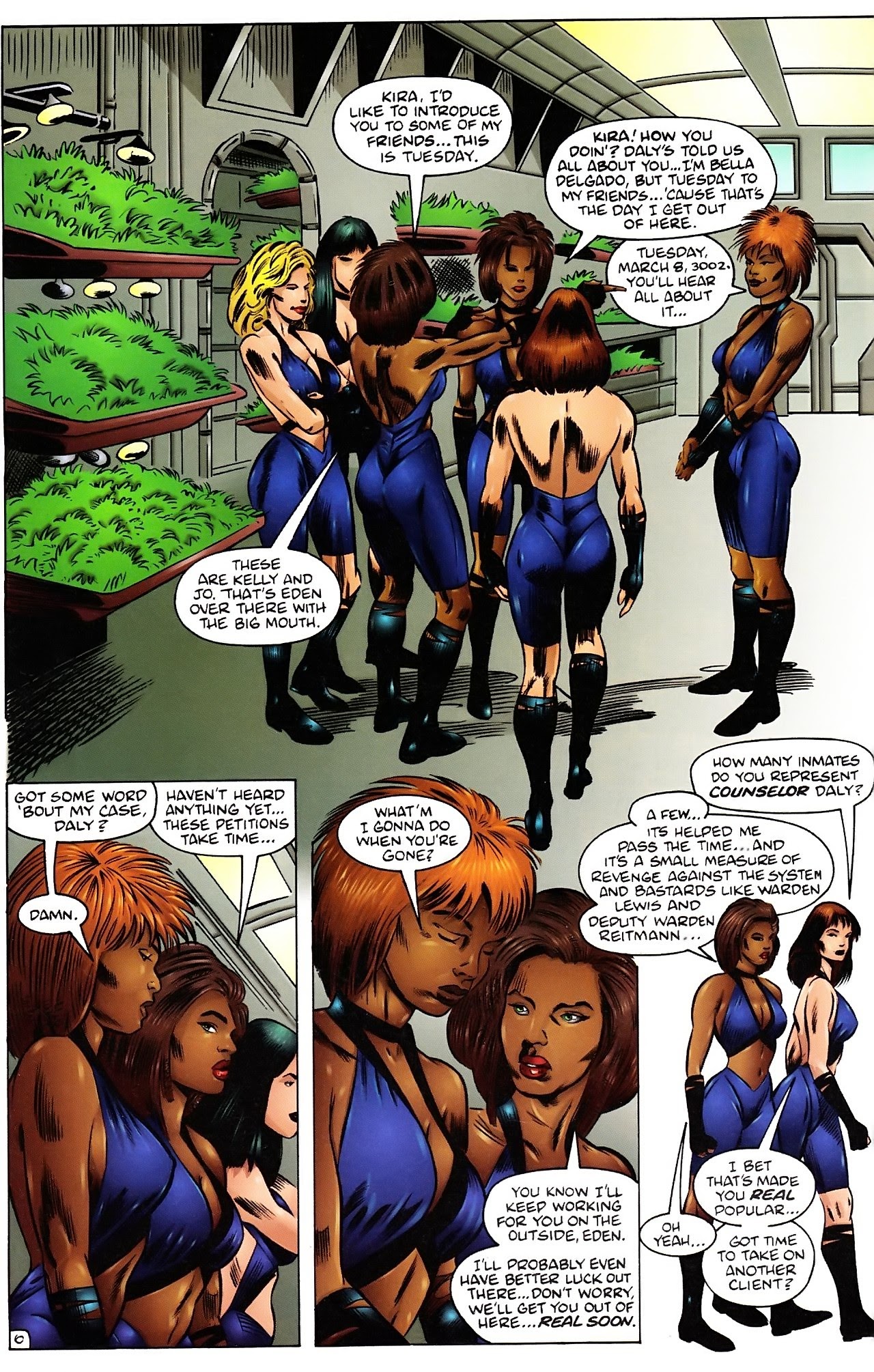 Read online Caged Heat 3000 comic -  Issue #2 - 8