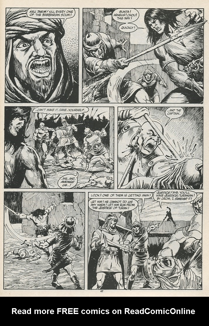 Read online The Savage Sword Of Conan comic -  Issue #189 - 49
