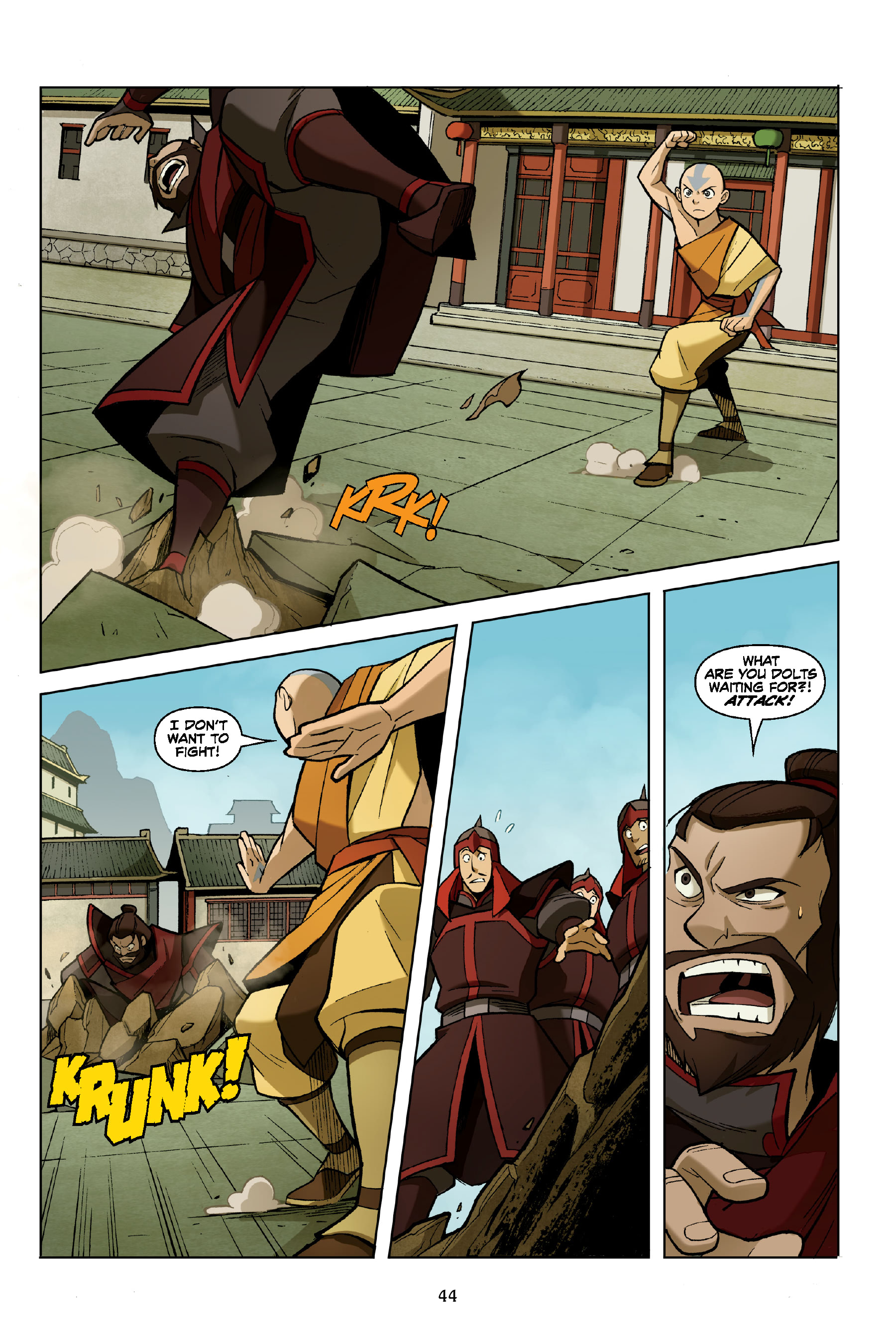 Read online Nickelodeon Avatar: The Last Airbender - The Promise comic -  Issue # _TPB Omnibus (Part 1) - 45