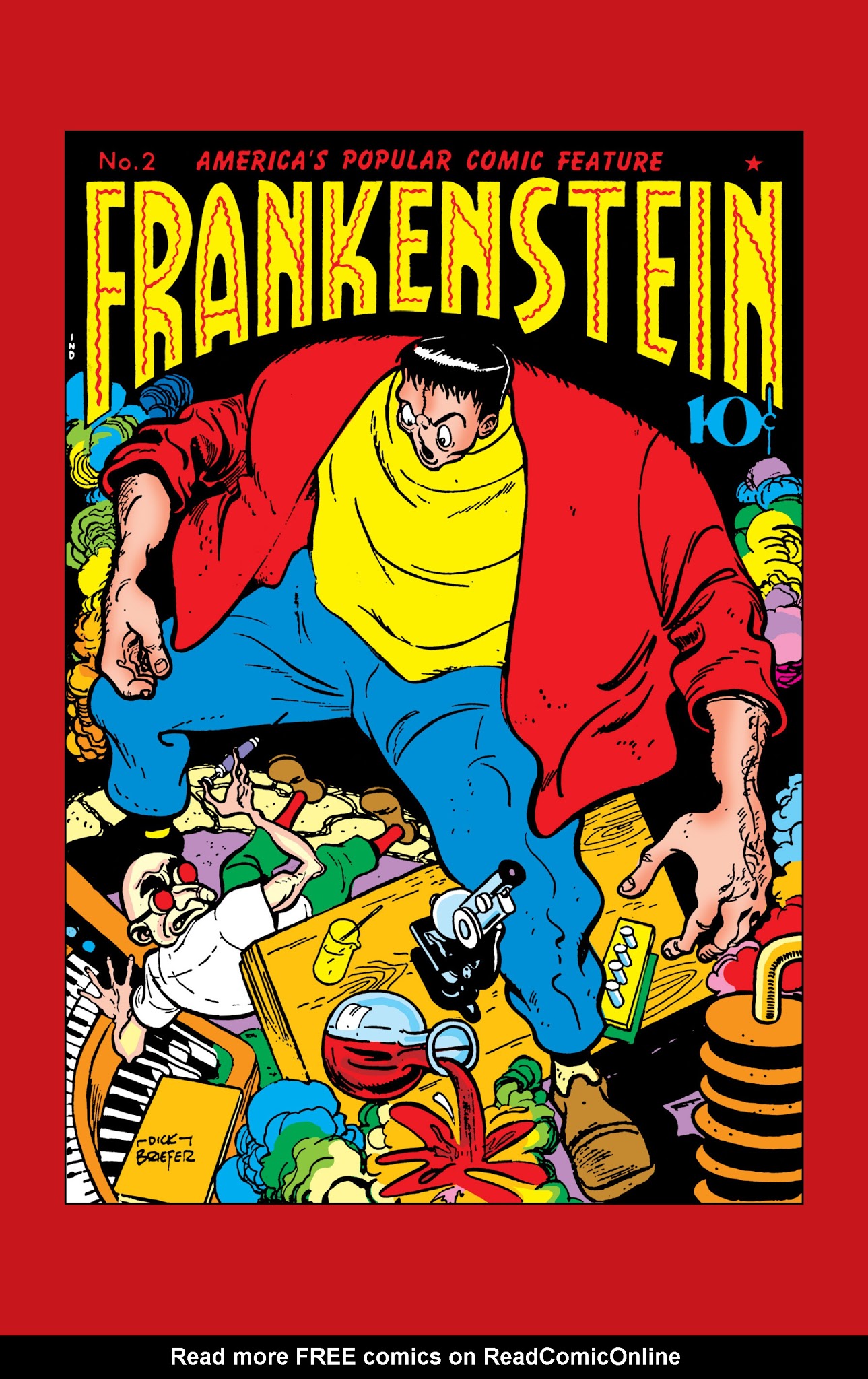 Read online Frankenstein: The Mad Science of Dick Briefer comic -  Issue # TPB - 55