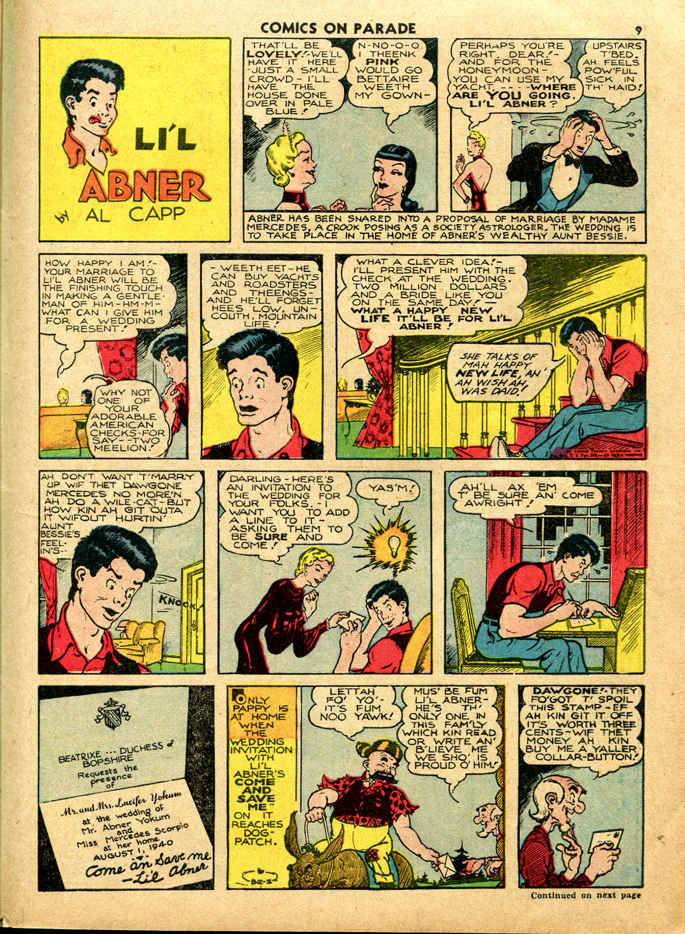 Read online Comics on Parade comic -  Issue #28 - 11