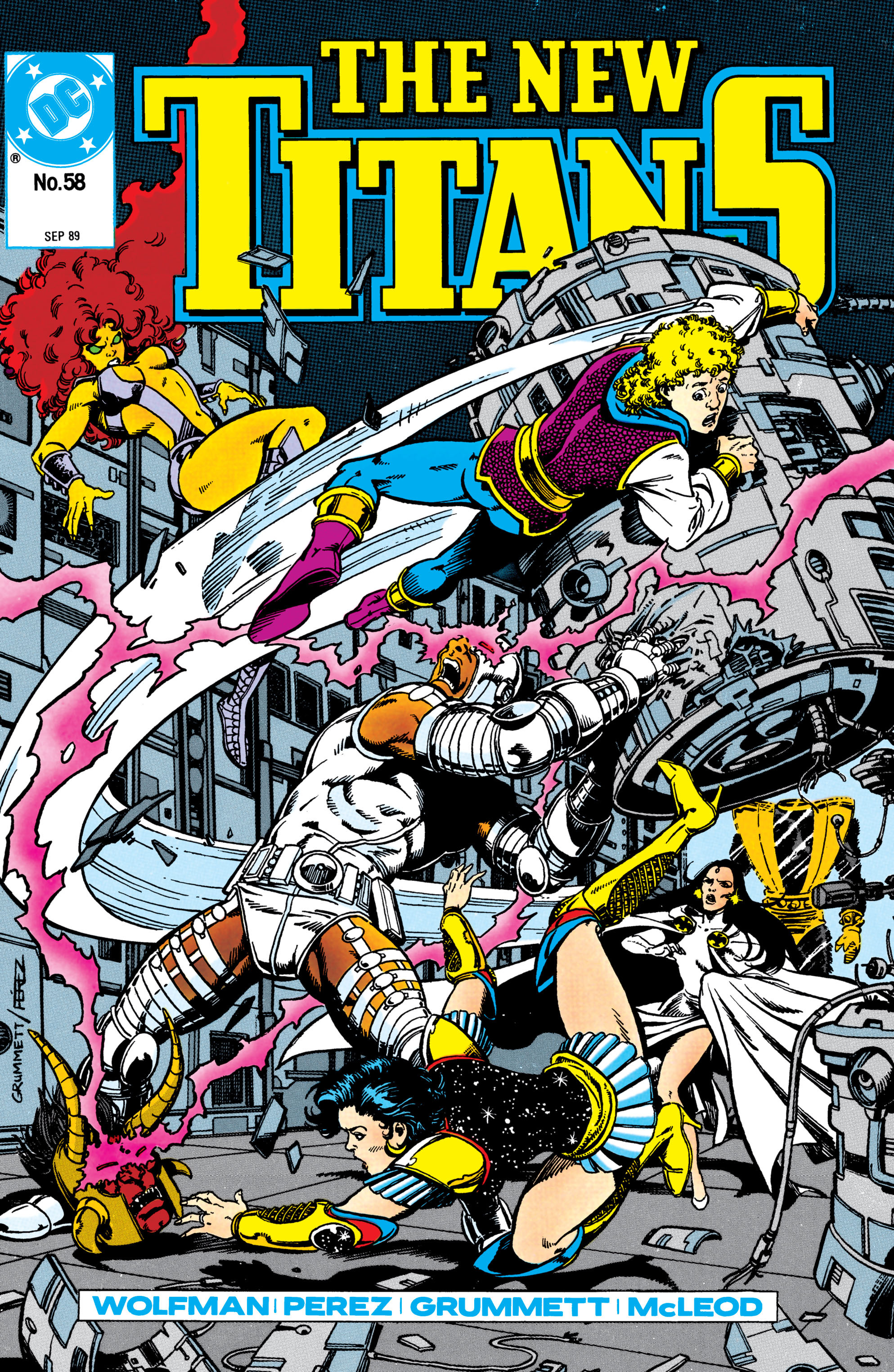 Read online The New Titans (1988) comic -  Issue #58 - 1