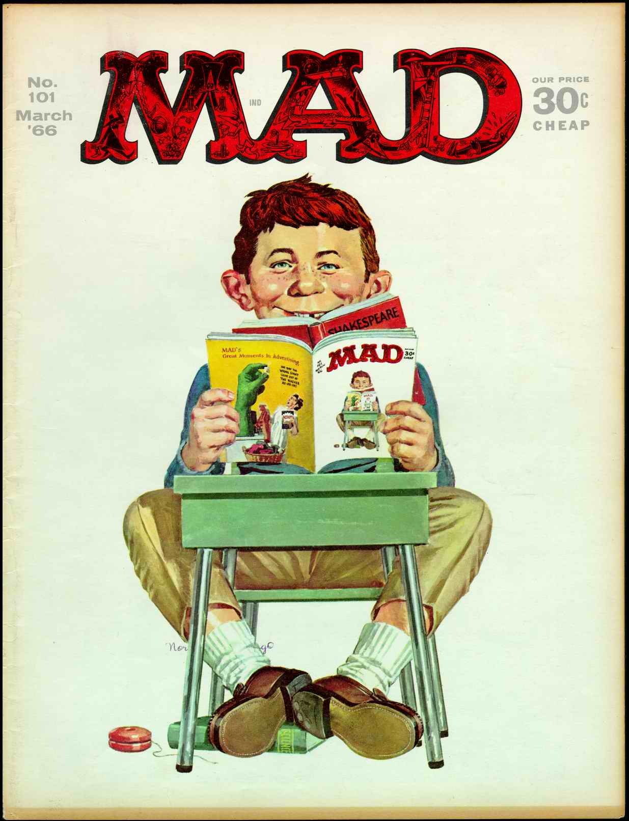Read online MAD comic -  Issue #101 - 1