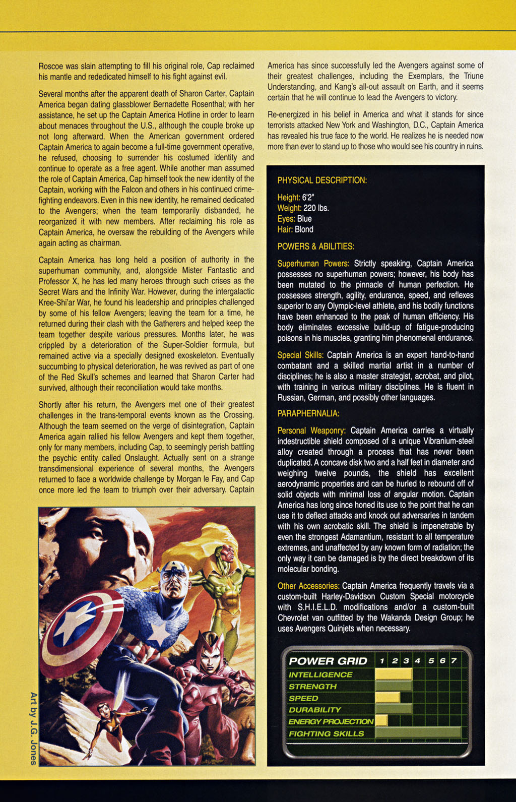 Read online The Official Handbook of the Marvel Universe: The Avengers comic -  Issue # Full - 9