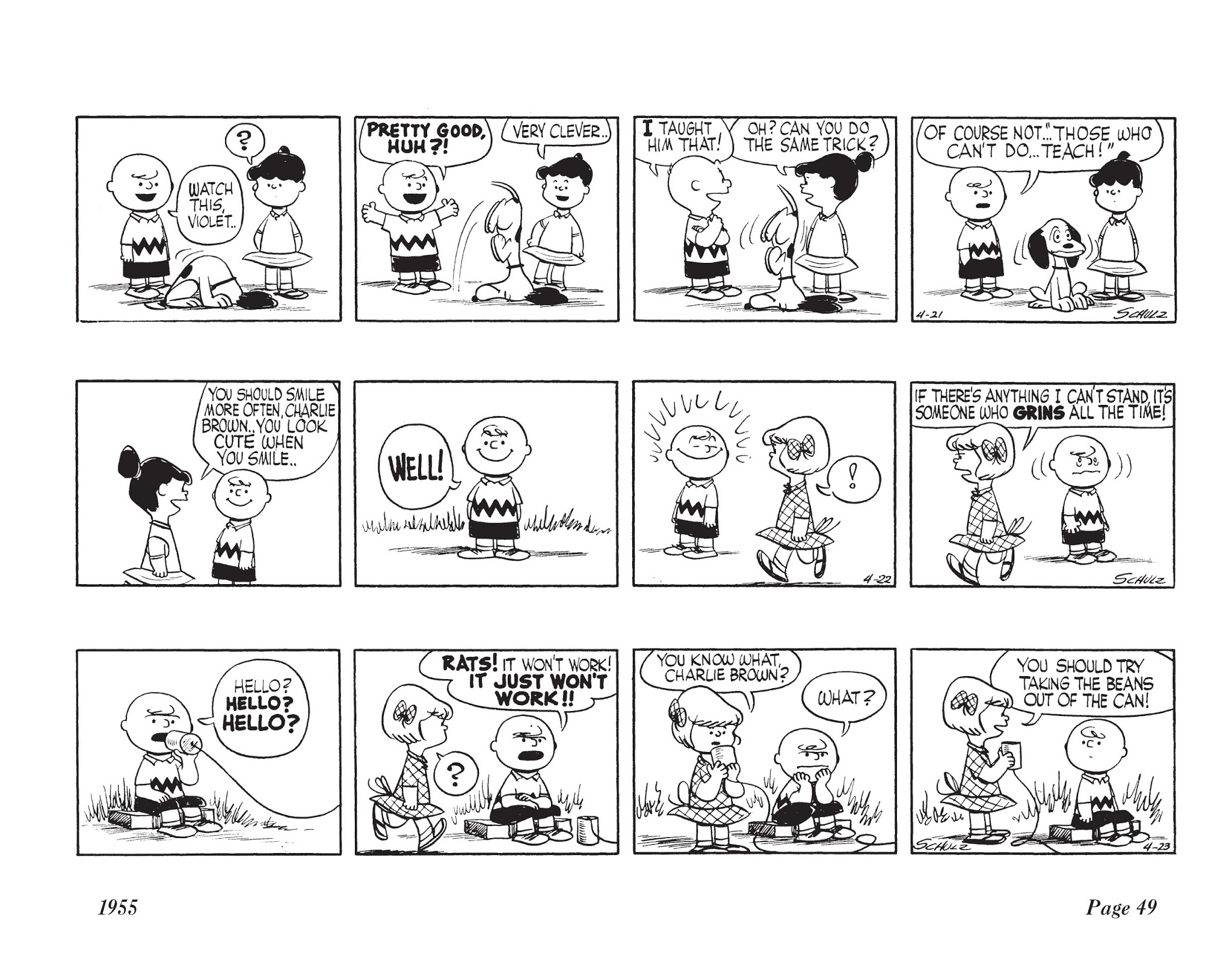 Read online The Complete Peanuts comic -  Issue # TPB 3 - 62