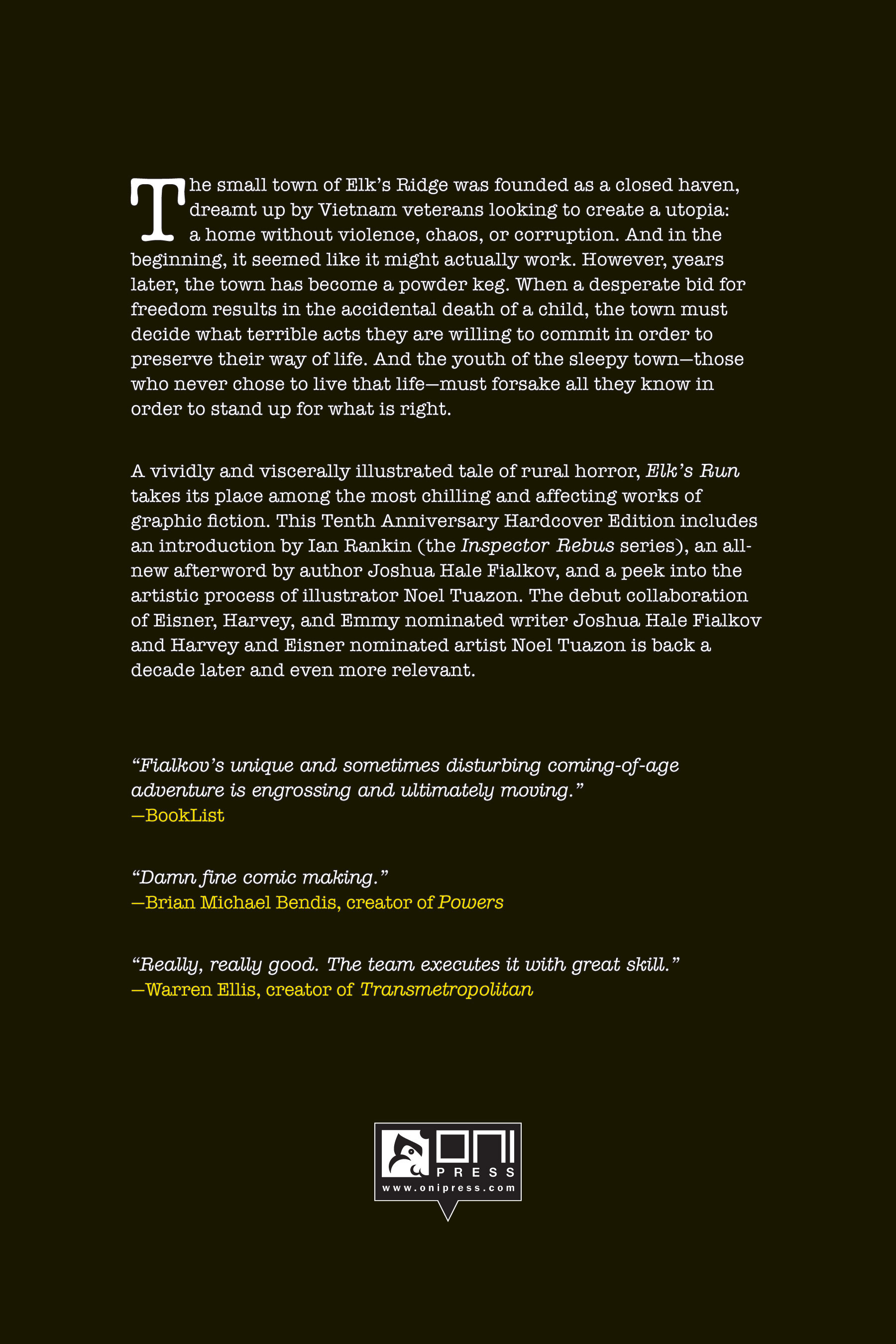 Read online Elk's Run 10th Anniversary Edition comic -  Issue # TPB (Part 3) - 41