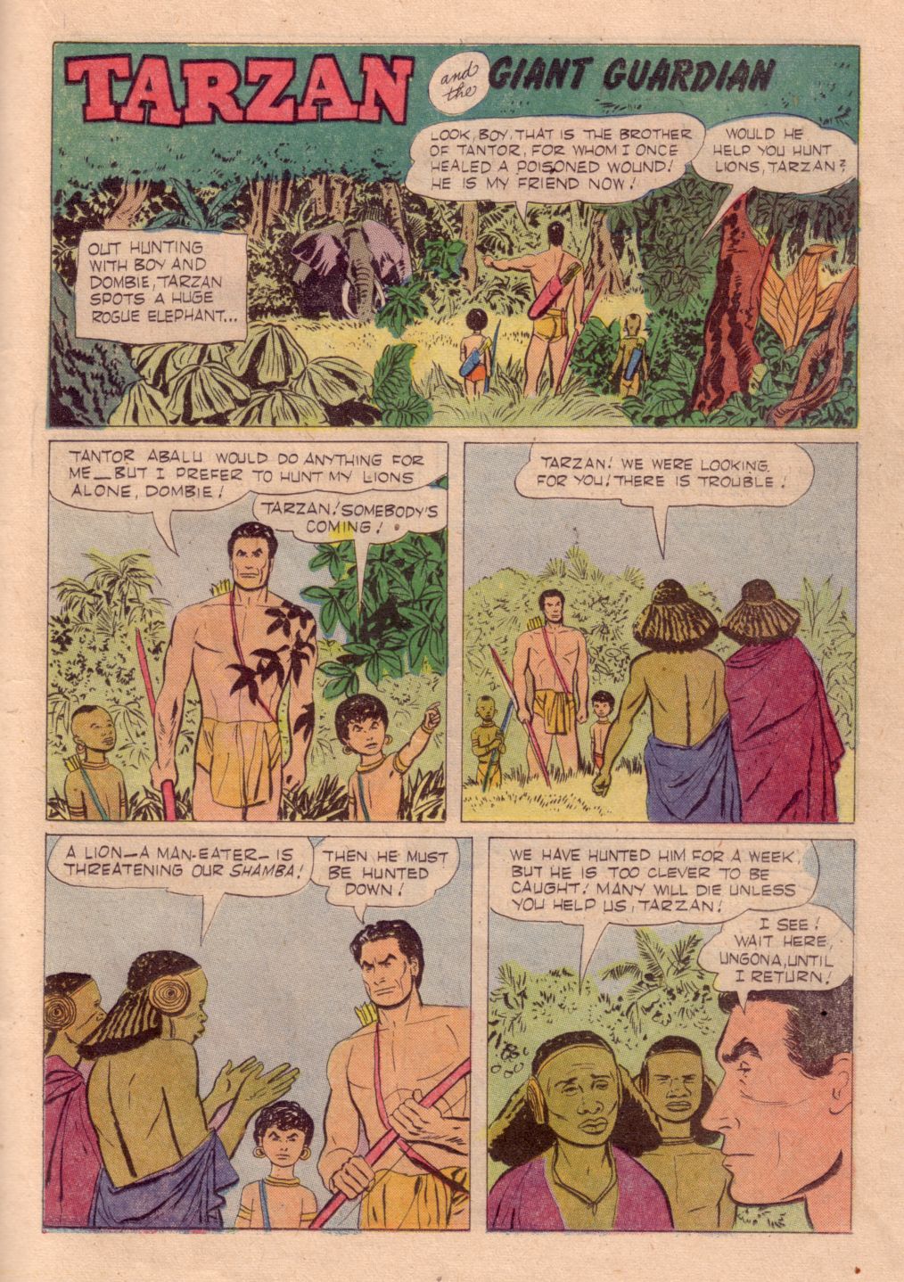 Read online Tarzan (1948) comic -  Issue #98 - 19