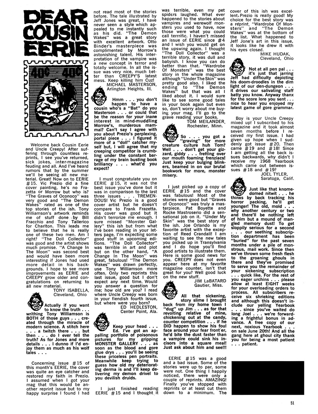 Read online Eerie Archives comic -  Issue # TPB 4 - 52