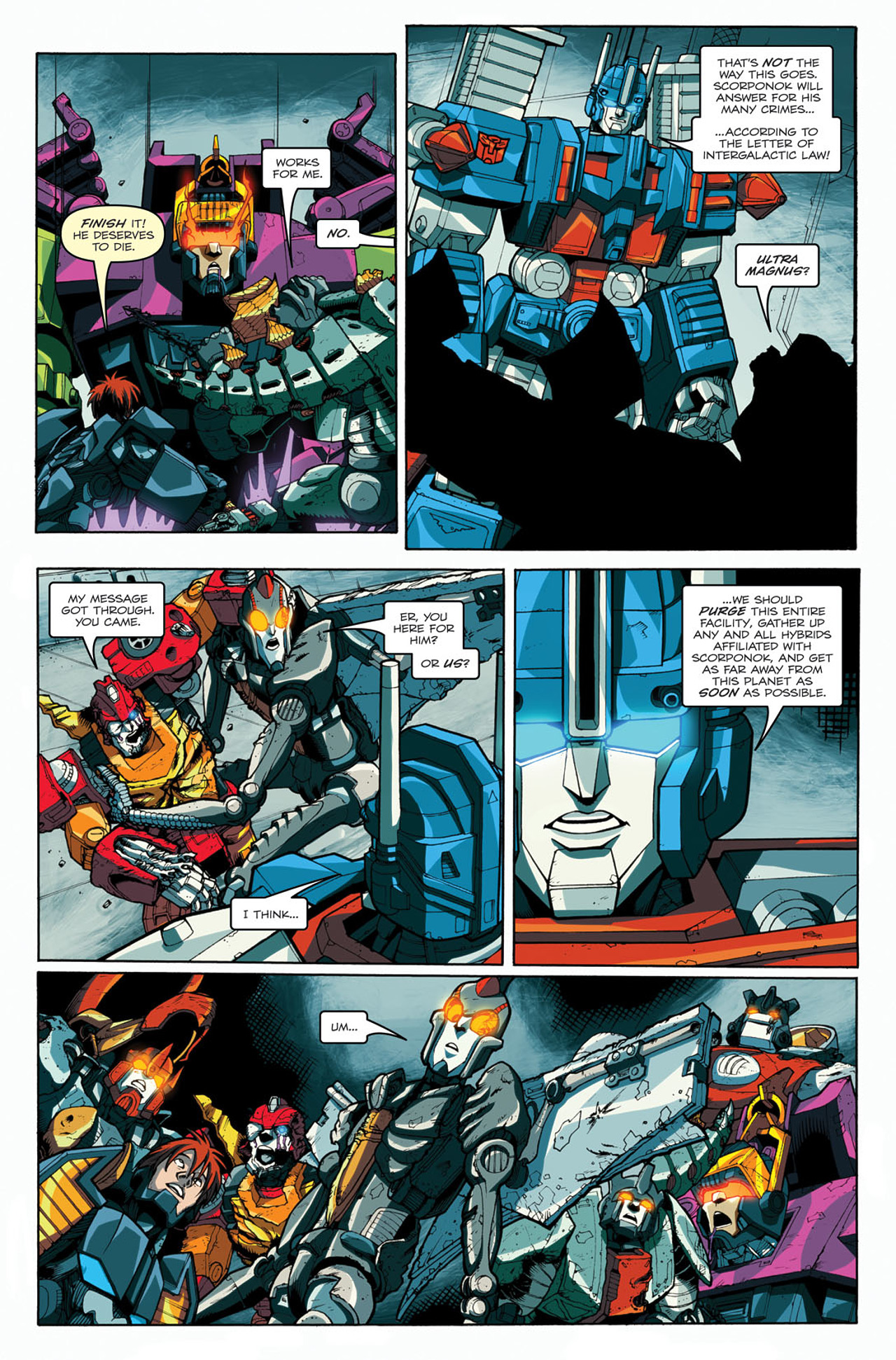 Read online The Transformers: Maximum Dinobots comic -  Issue #5 - 23