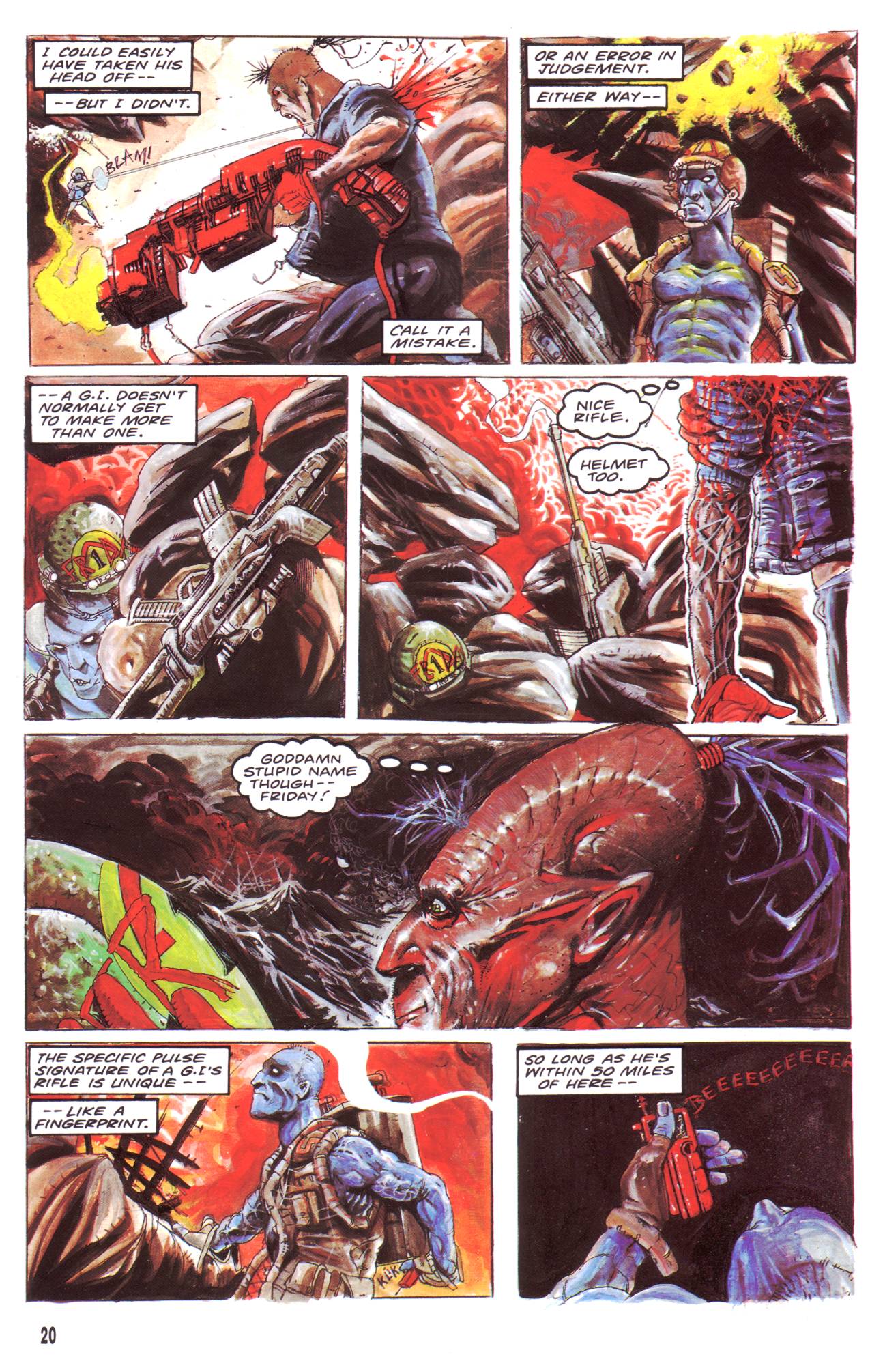 Read online Rogue Trooper:  The Final Warrior comic -  Issue #6 - 21