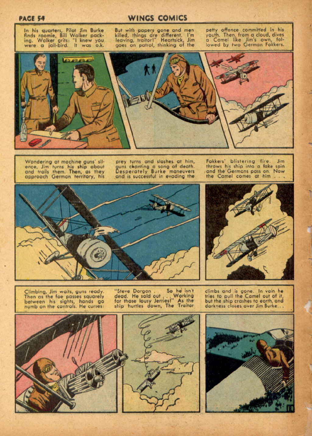 Read online Wings Comics comic -  Issue #16 - 56