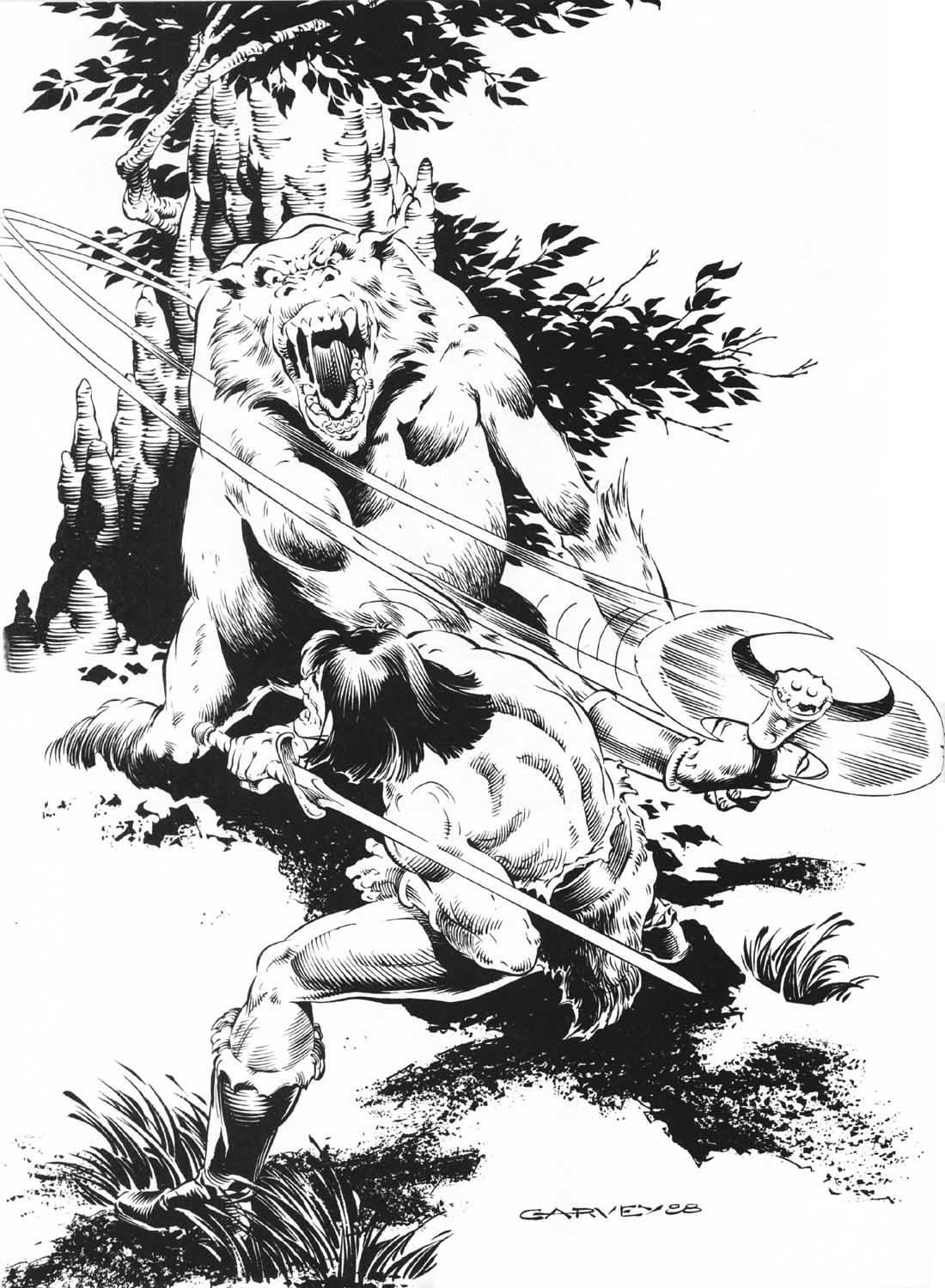 Read online The Savage Sword Of Conan comic -  Issue #170 - 66