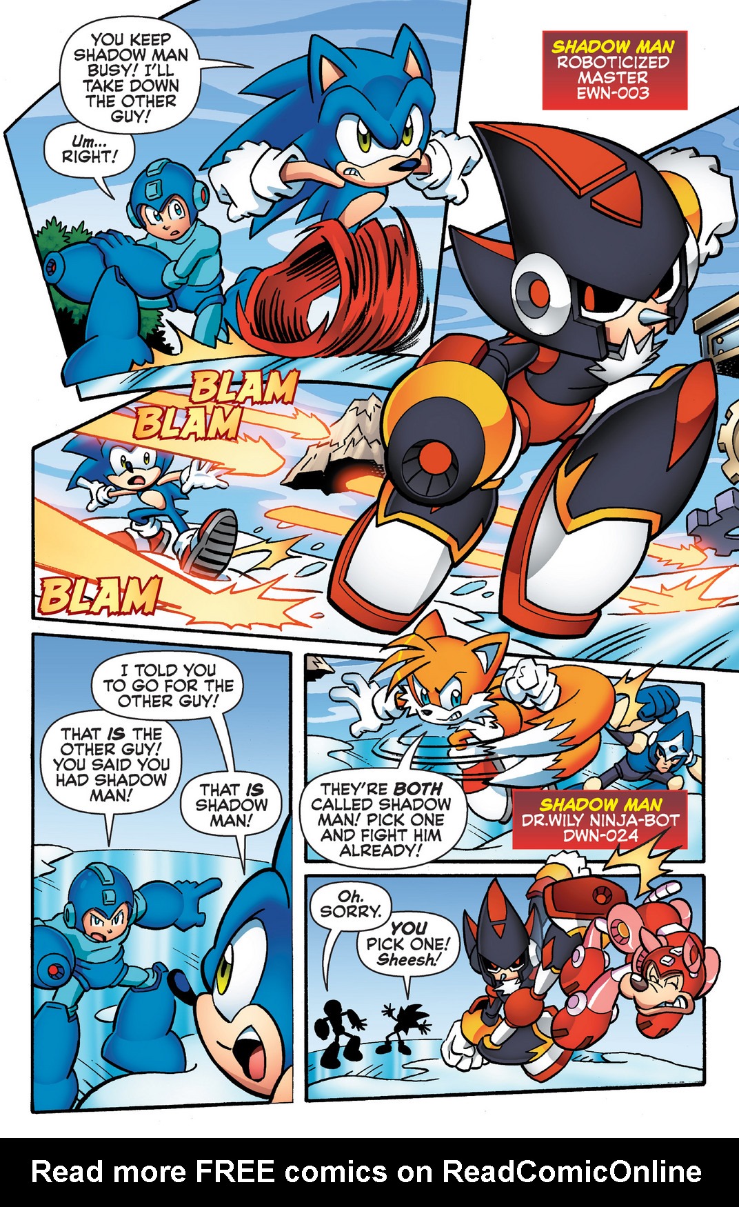 Read online Sonic Mega Man Worlds Collide comic -  Issue # Vol 2 - 63