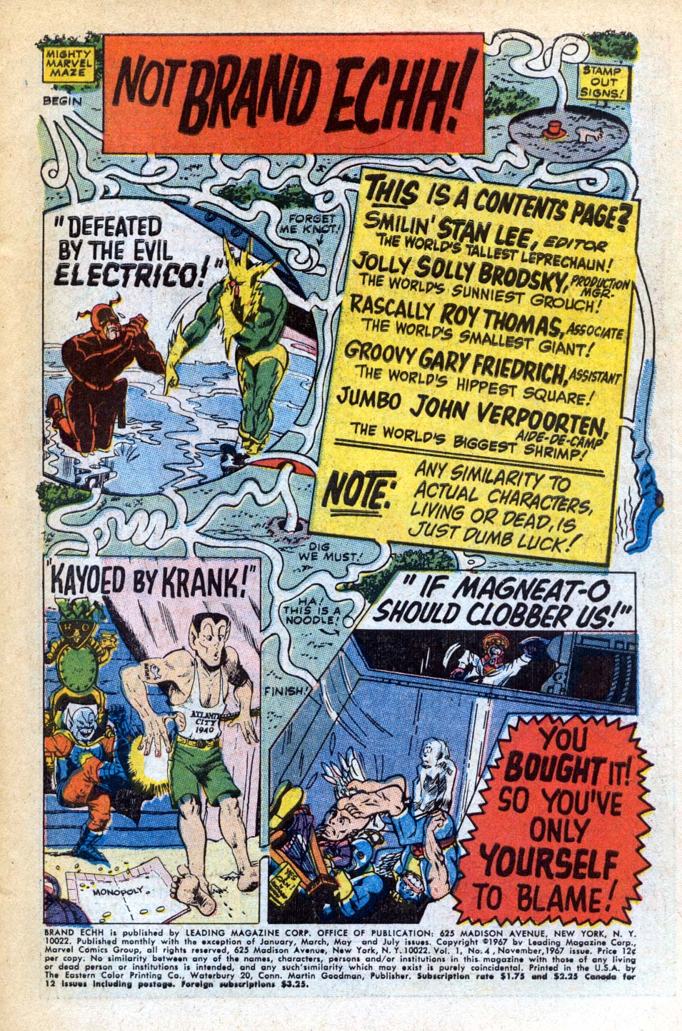 Read online Not Brand Echh comic -  Issue #4 - 3
