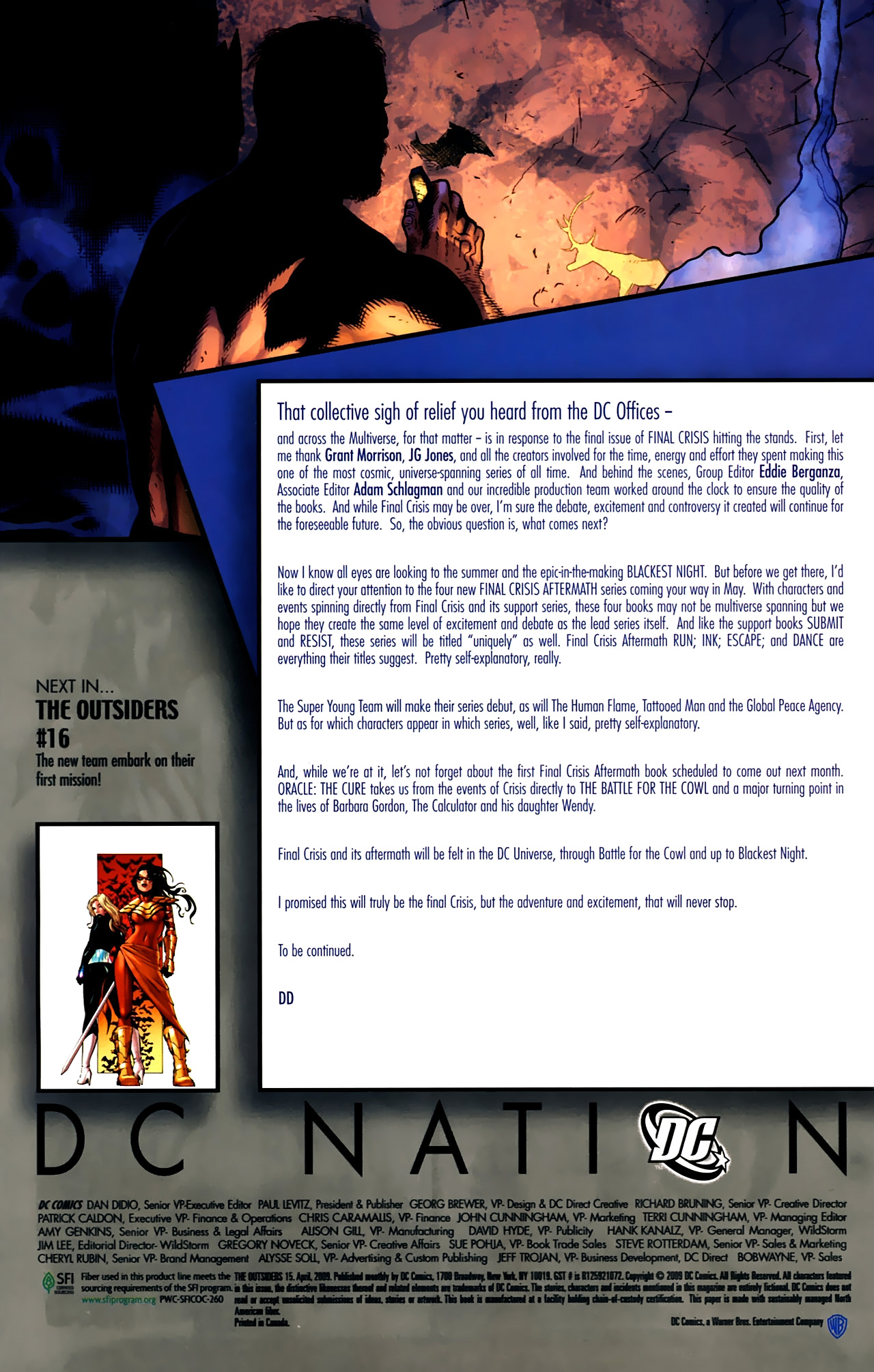 Read online The Outsiders (2009) comic -  Issue #15 - 26