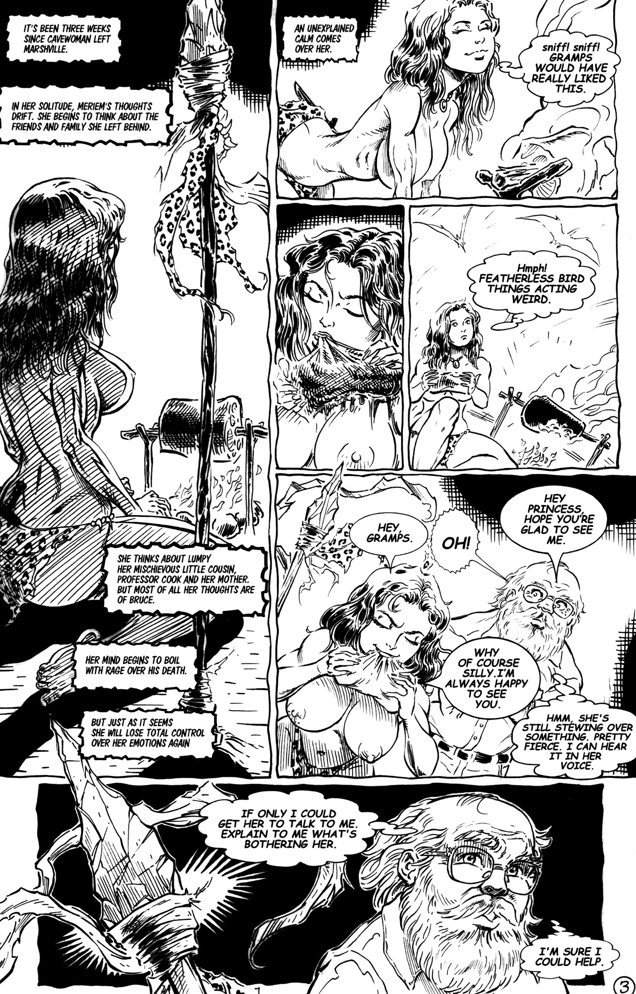 Read online Cavewoman: Sea Monsters comic -  Issue # Full - 5