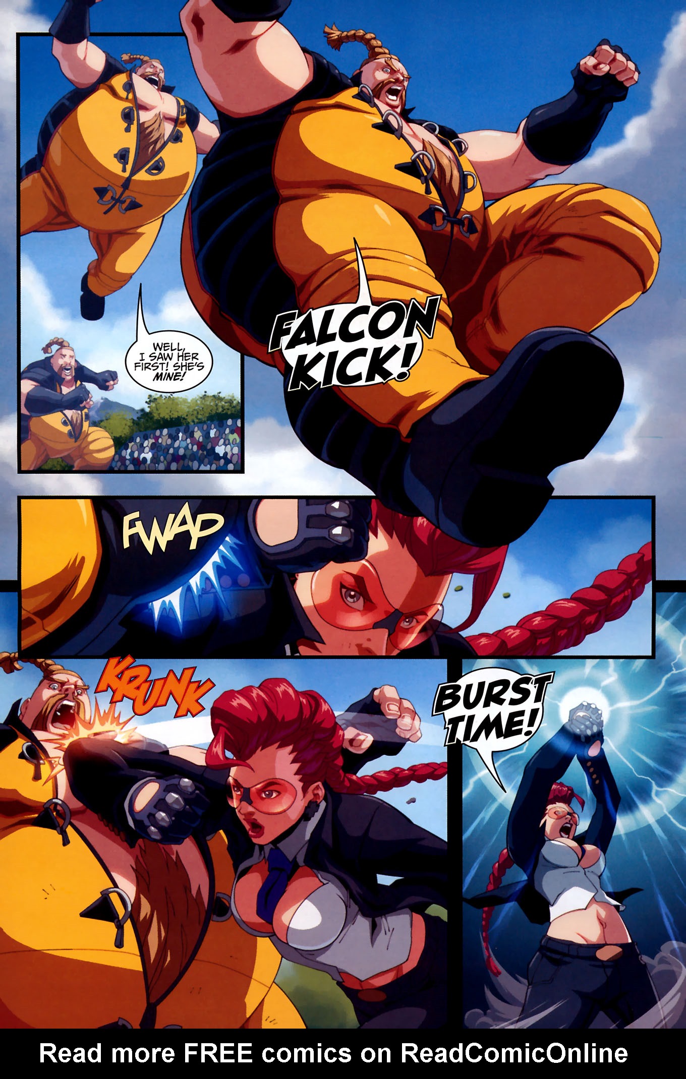 Read online Street Fighter IV comic -  Issue #2 - 23