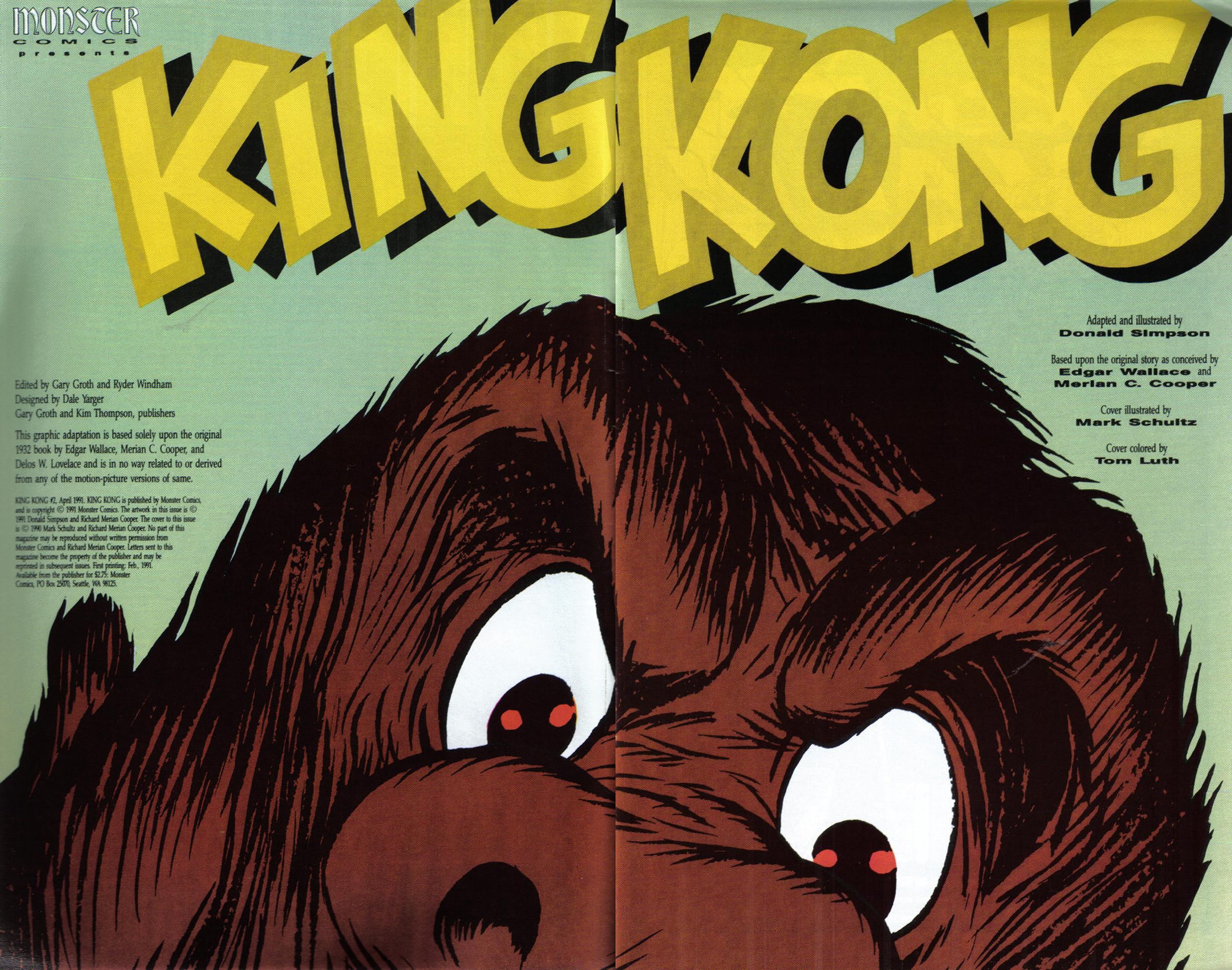 Read online King Kong (1991) comic -  Issue #2 - 2