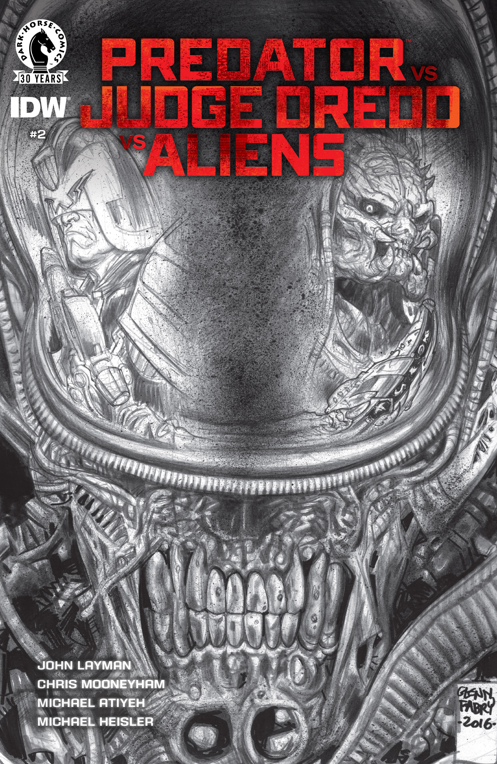 Read online Predator Vs. Judge Dredd Vs. Aliens comic -  Issue #2 - 2