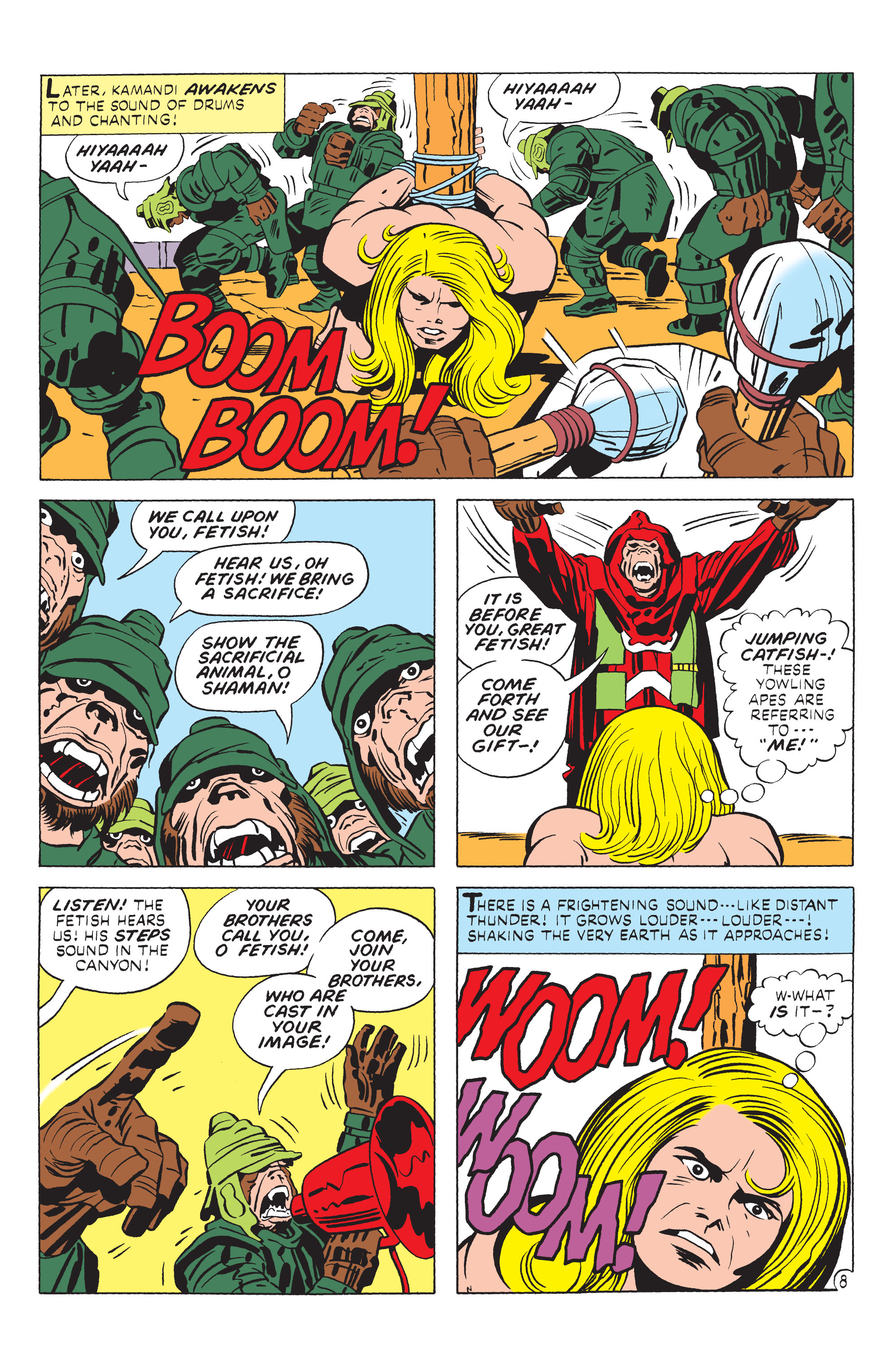 Read online Kamandi, The Last Boy On Earth comic -  Issue #7 - 8