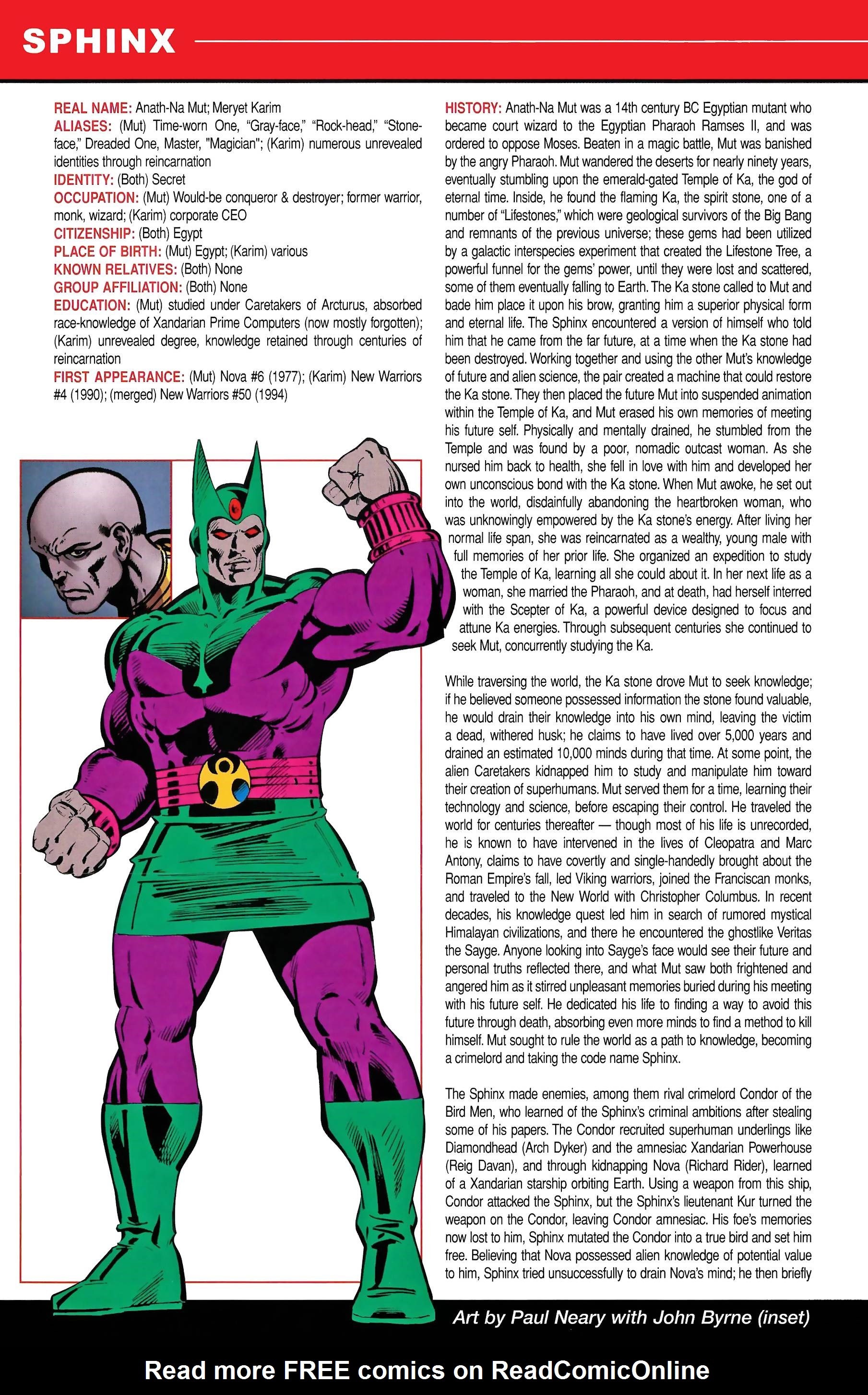 Read online Official Handbook of the Marvel Universe A to Z comic -  Issue # TPB 11 (Part 1) - 6