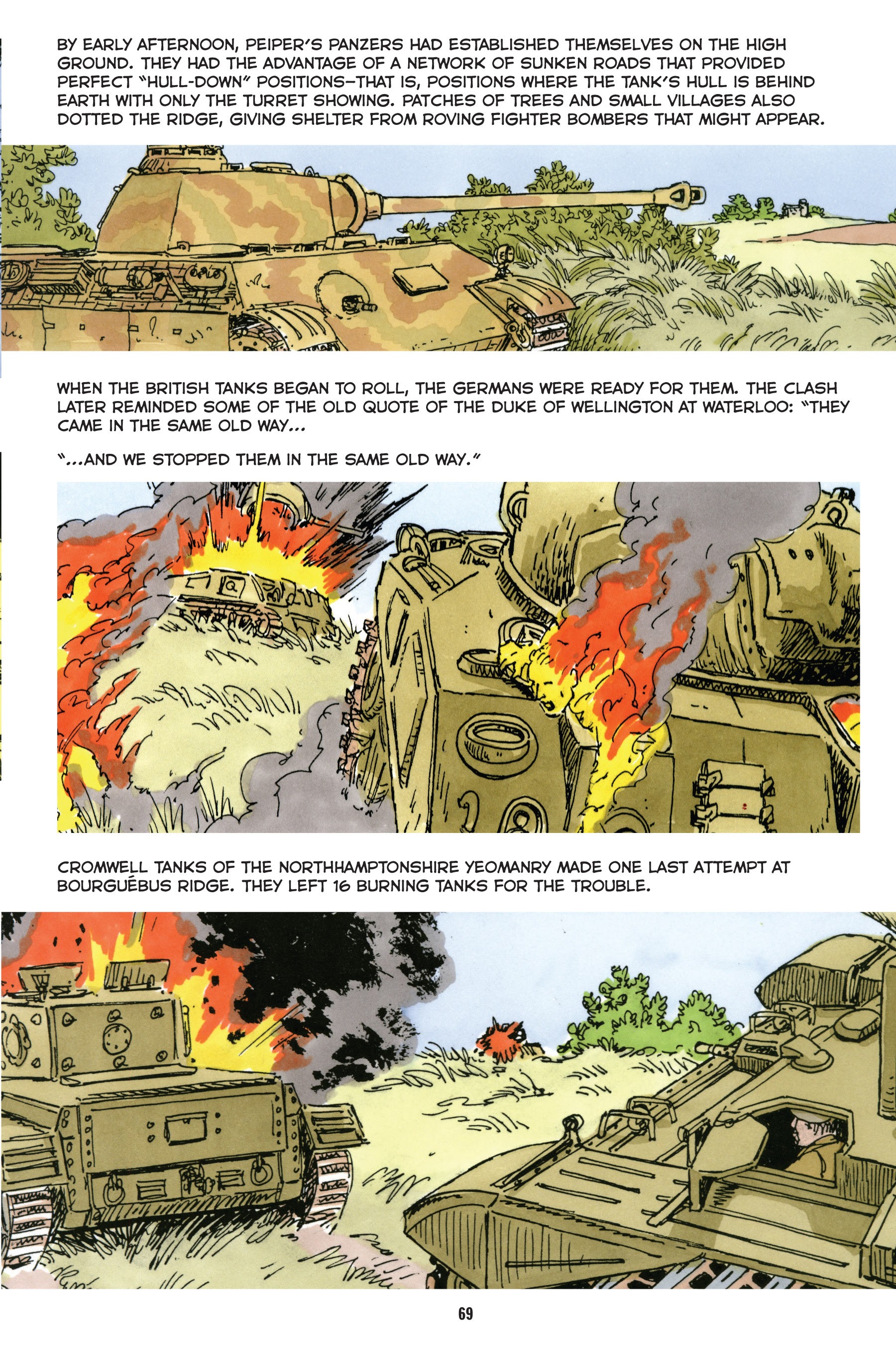 Read online Normandy: A Graphic History of D-Day, the Allied Invasion of Hitler's Fortress Europe comic -  Issue # TPB - 70